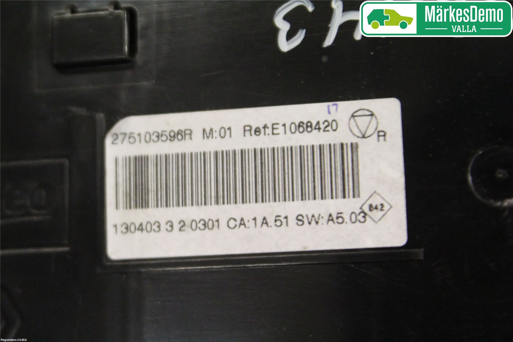 Renault MEGANE III 09-15 Ac Styrenhet Ac Manöveren