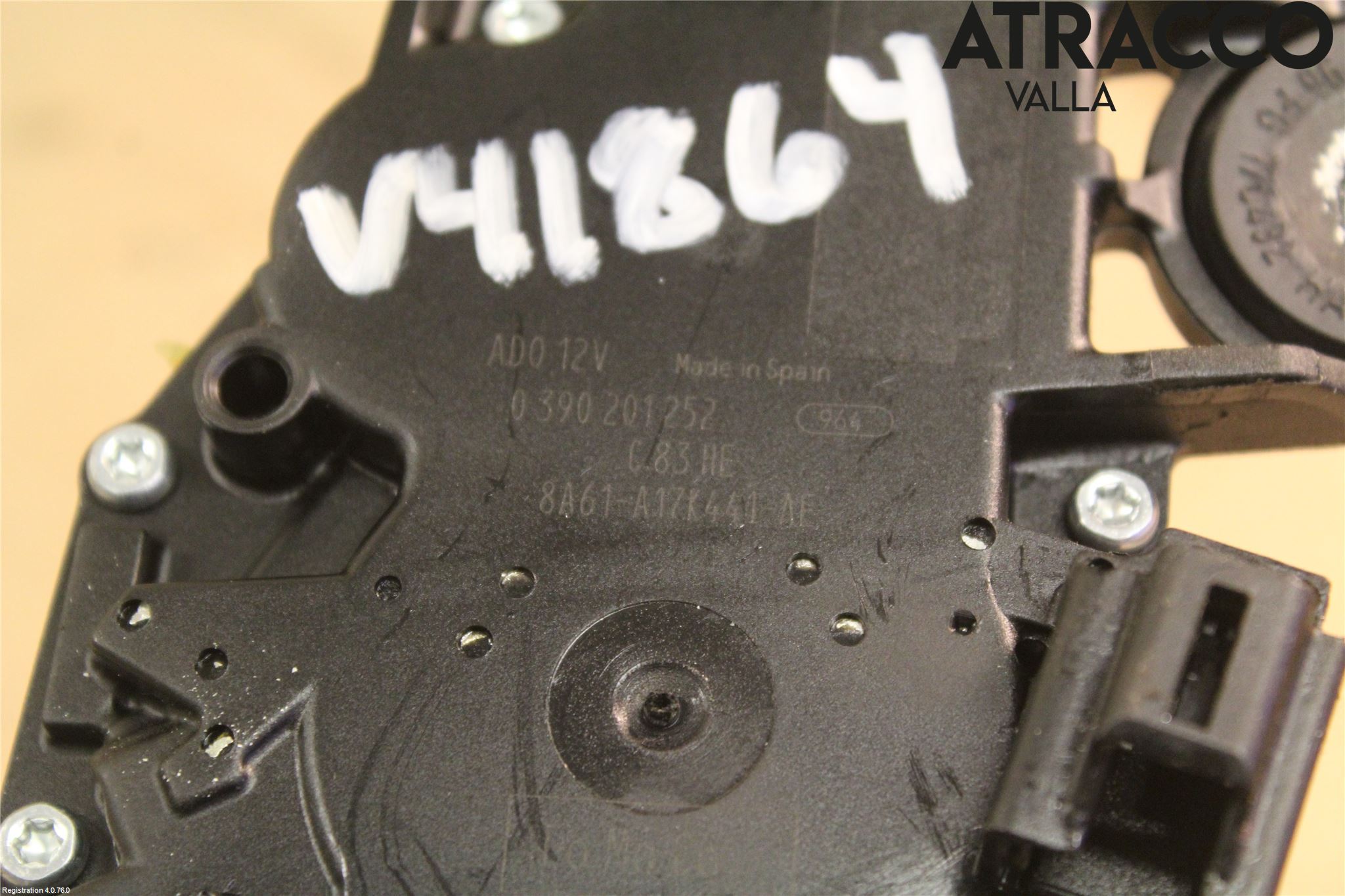Ford FIESTA 13-17 Torkarmotor Baklucka