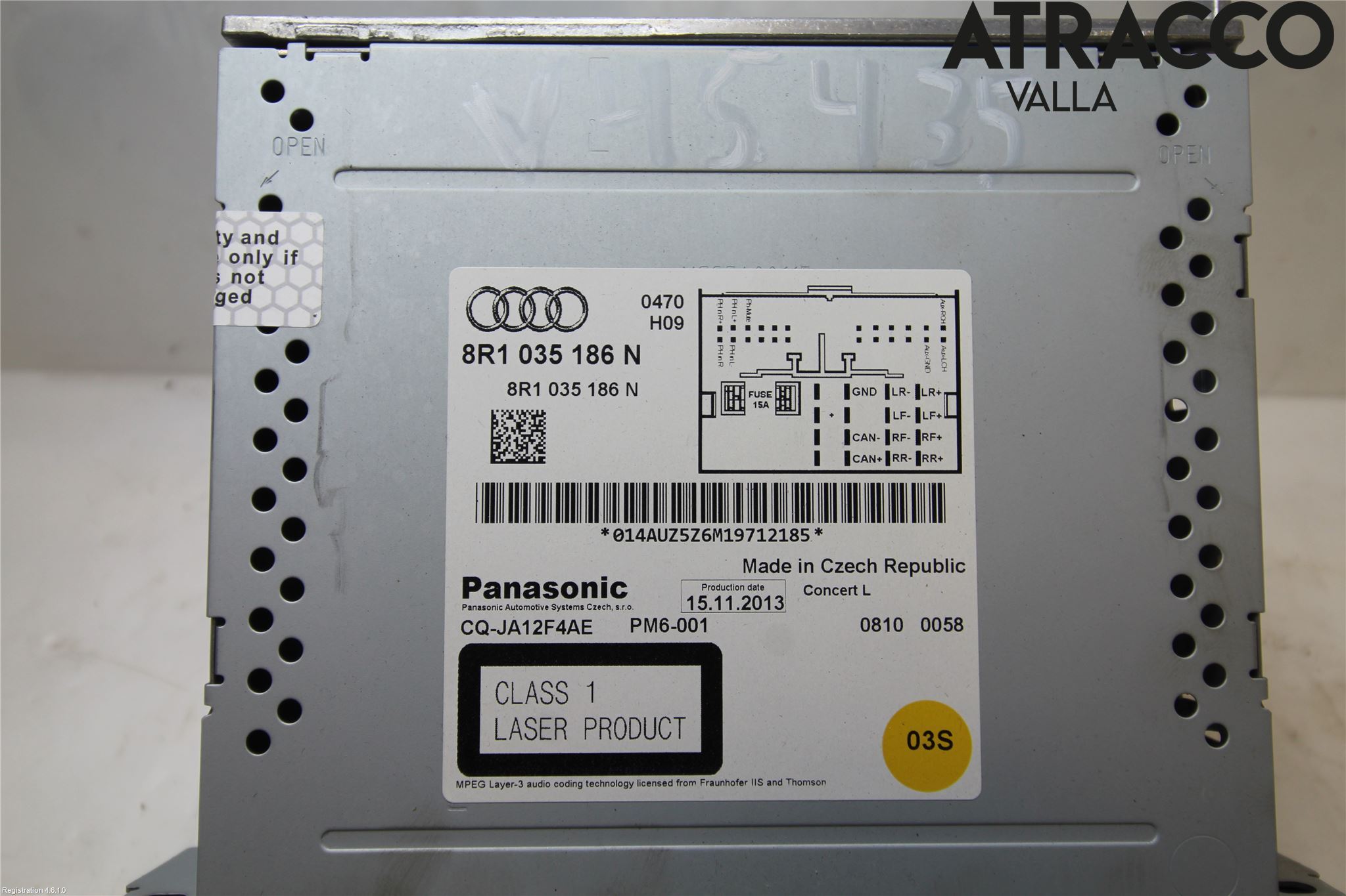 Audi A4 12-15 Cd Radio - Multimediapanel