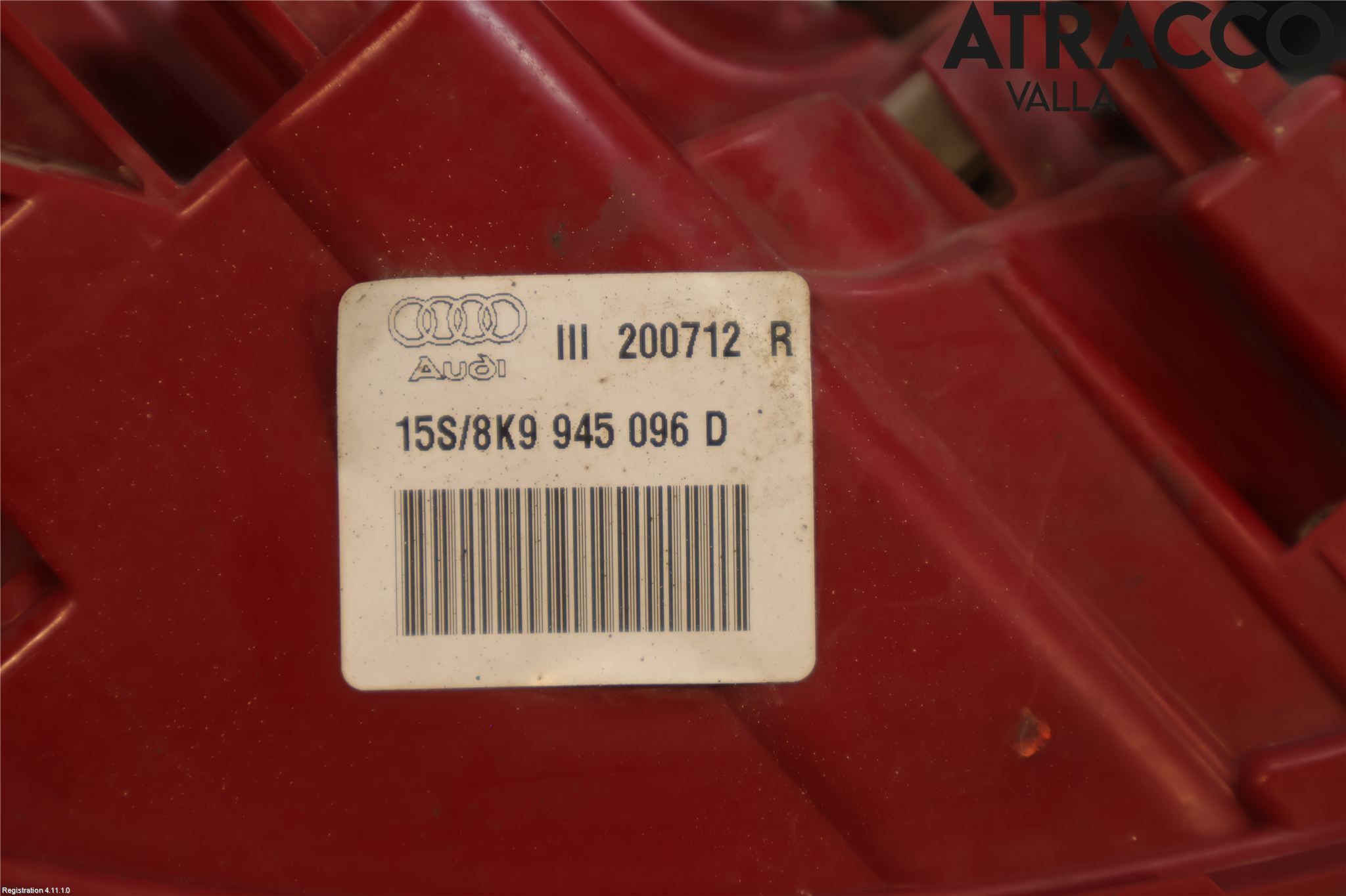 Audi A4 12-15 Bakljus Höger