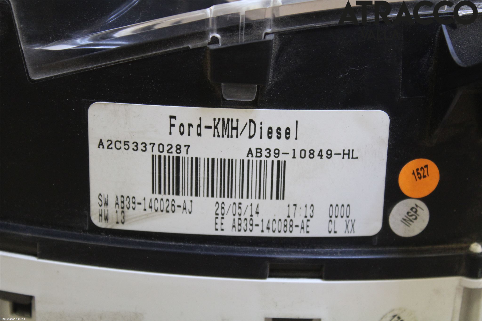 Ford RANGER EU 12-23 Instrument Komb