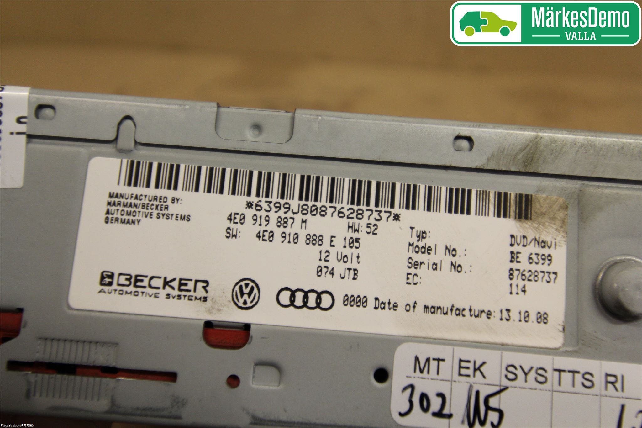 Audi Q7/SQ7 Gps Navigator