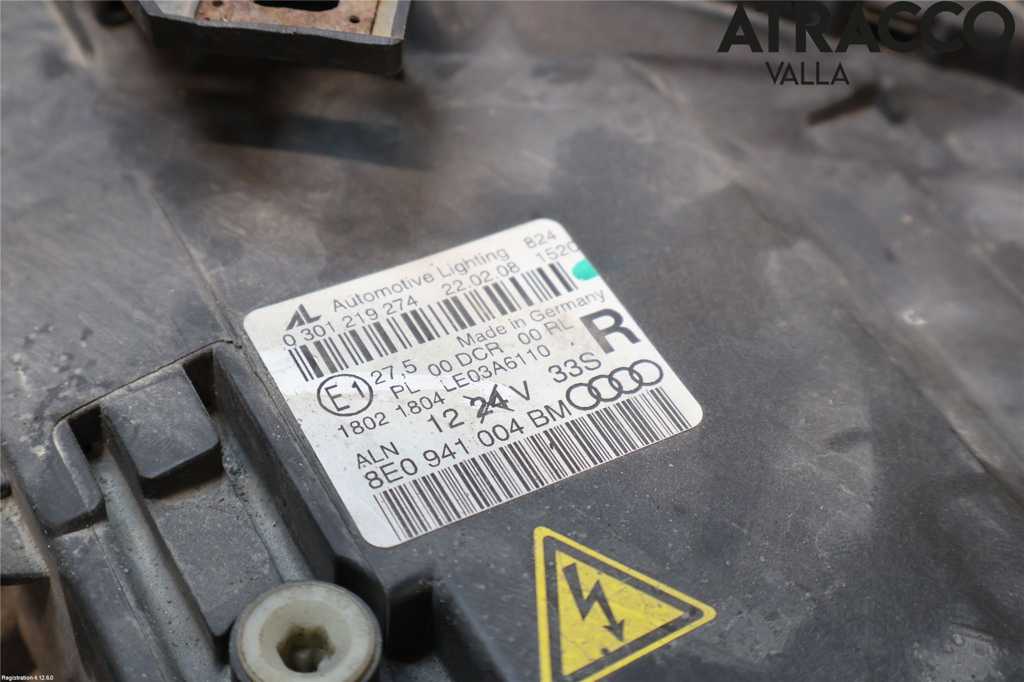 Audi A4/S4 05-07 Strålkastare Höger