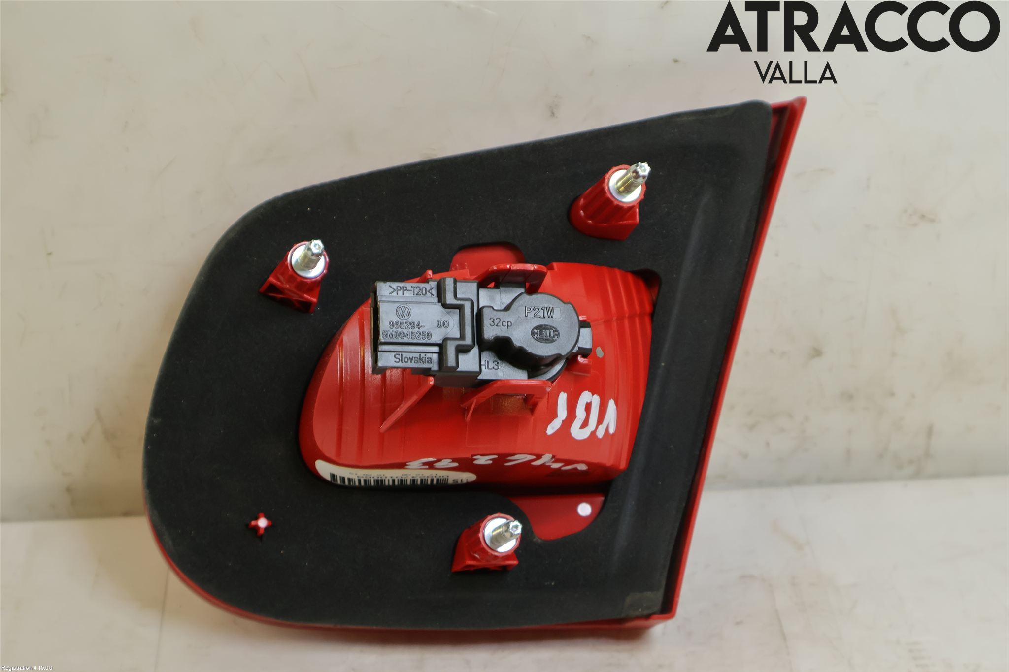 Volkswagen VW EOS  06-10 Bakljus Lucka Vä