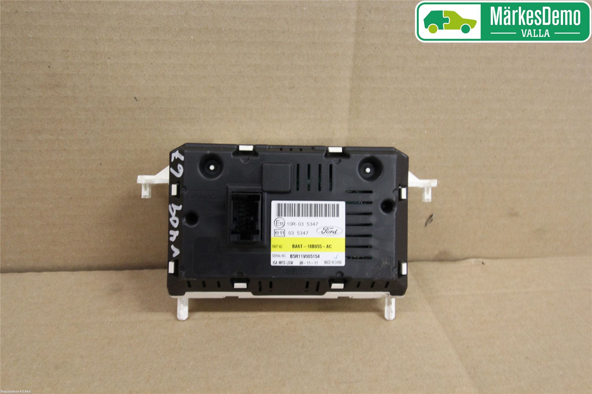 Ford FIESTA 09-12 Färddator