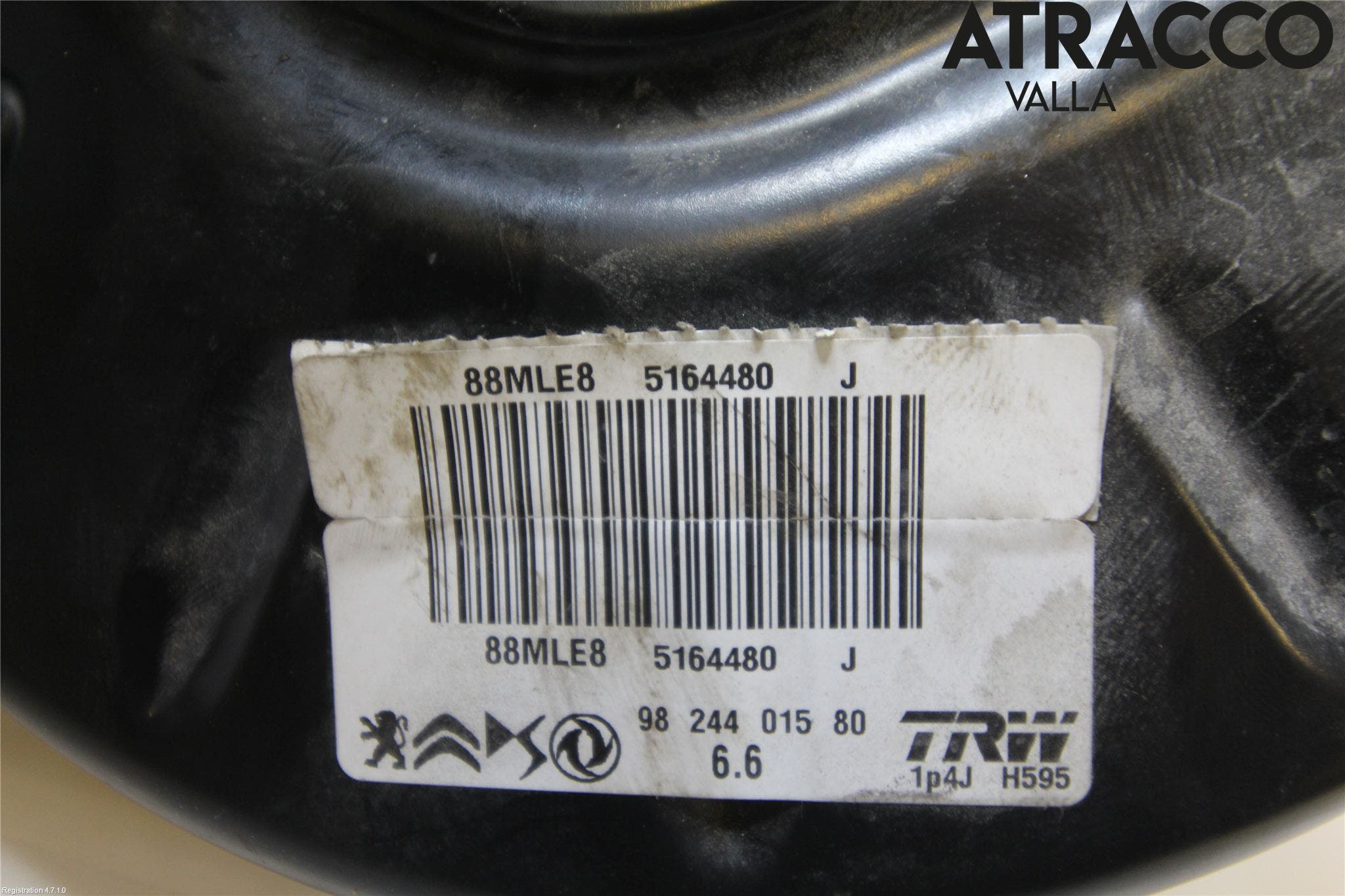 Peugeot 208/E-208 20- Bromsservo