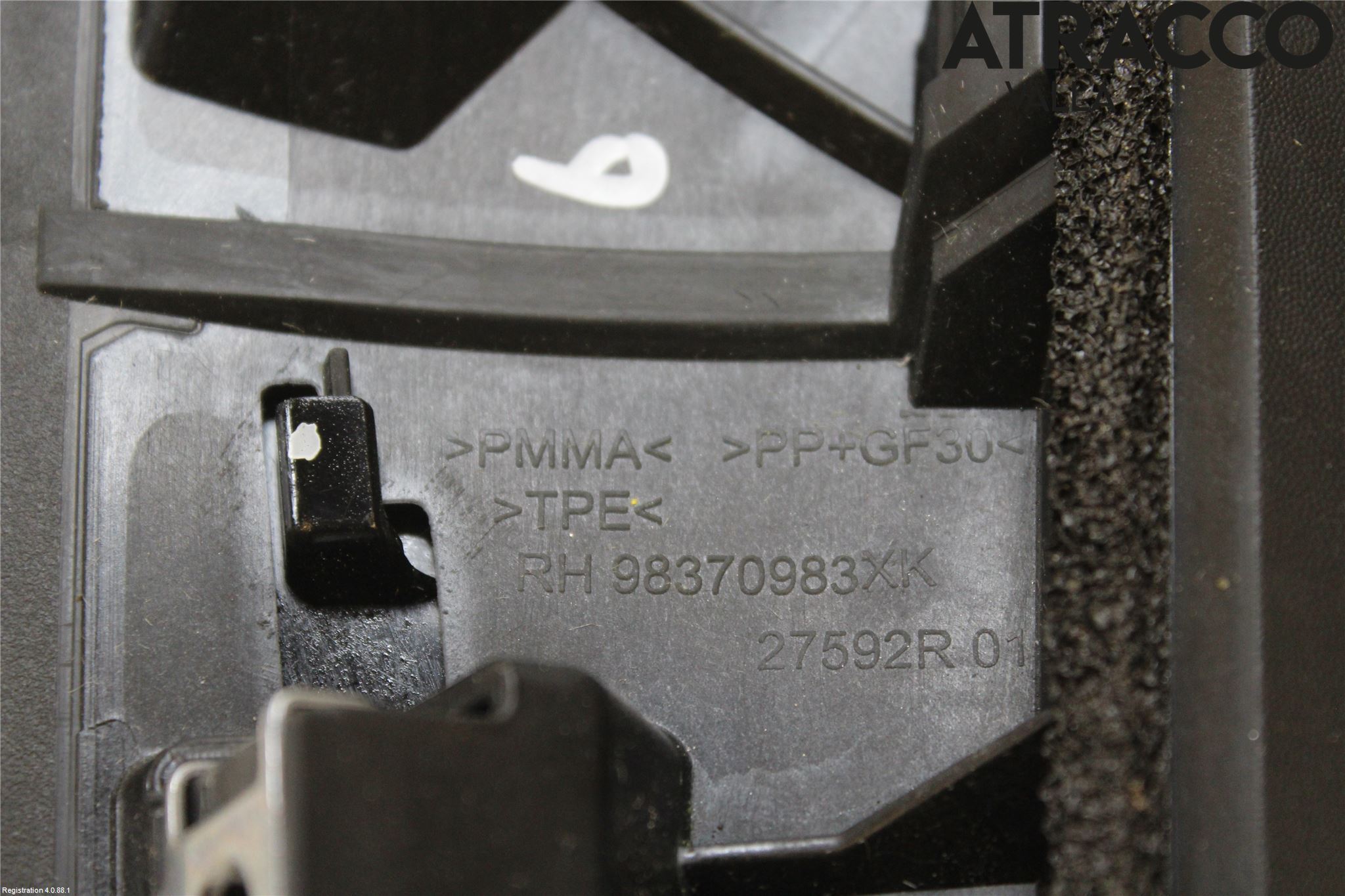 Peugeot 308/E-308 21- Bakruta - Dekorlist