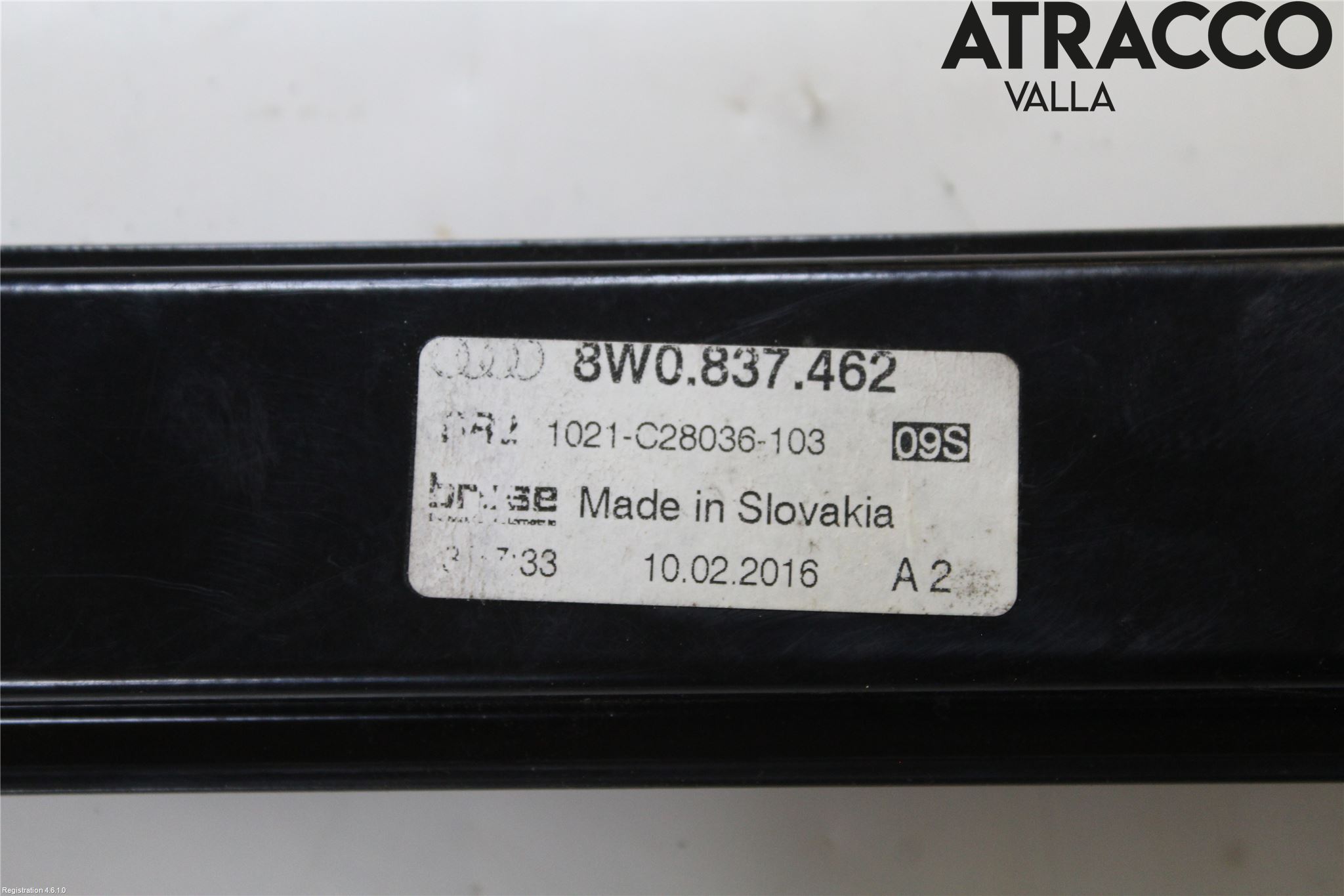 Audi A4/S4 B9 16-19 Fönsterhiss El Kompl
