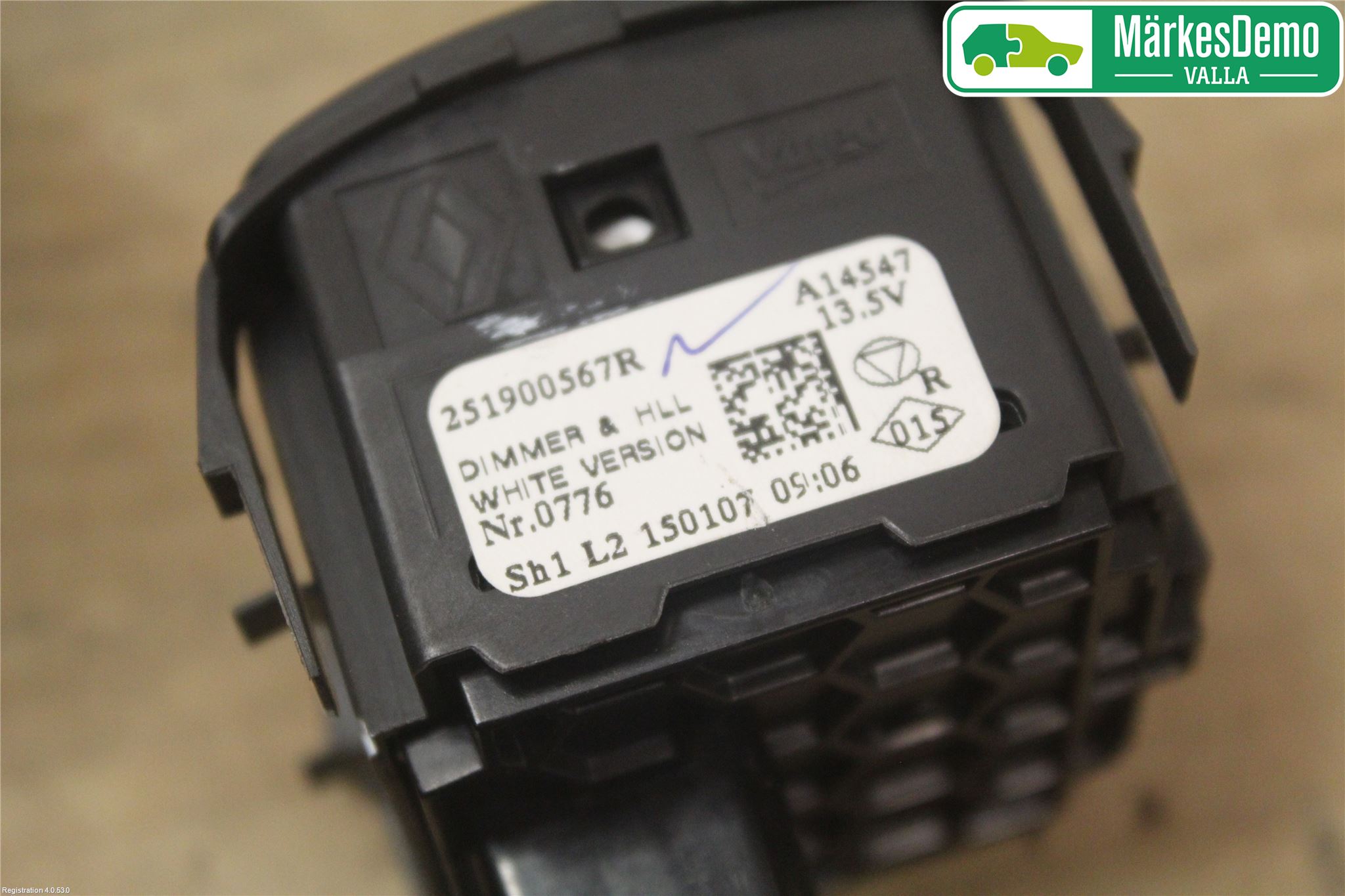 Renault CLIO IV 12-16 Str Ljusvidd Reglering