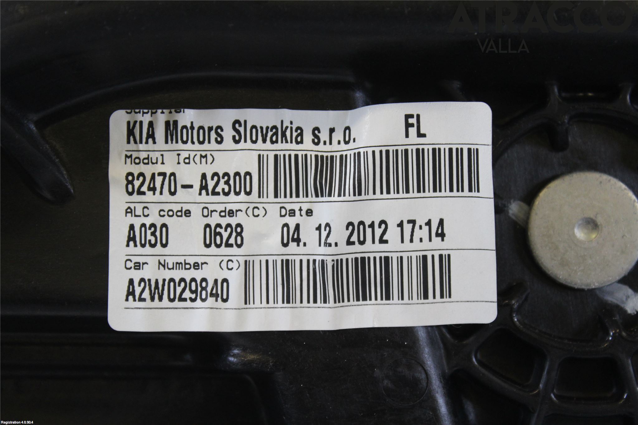 Kia CEED 12-18 Fönsterhiss El Kompl