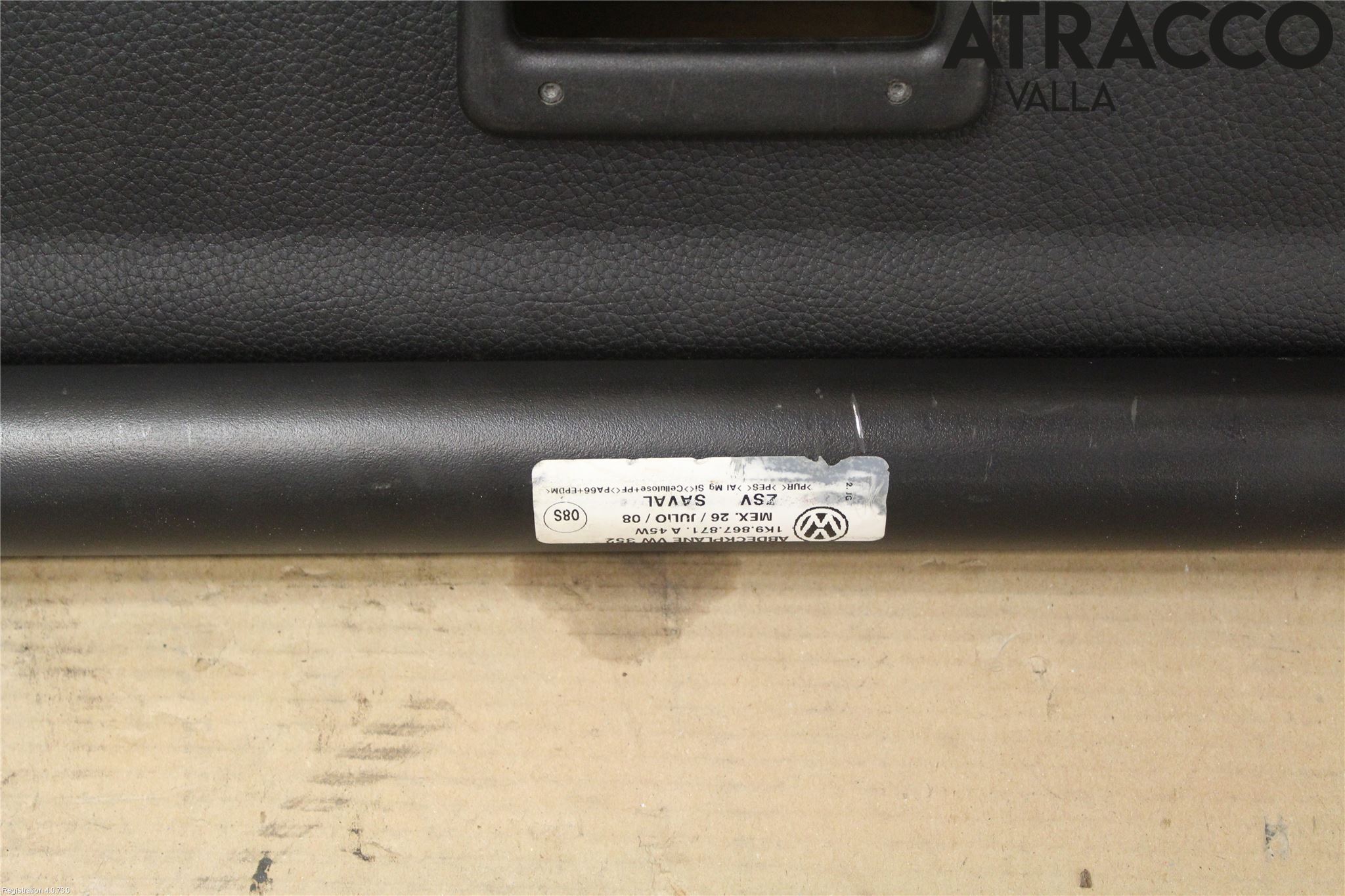 Volkswagen VW GOLF V 04-09 Insynskydd