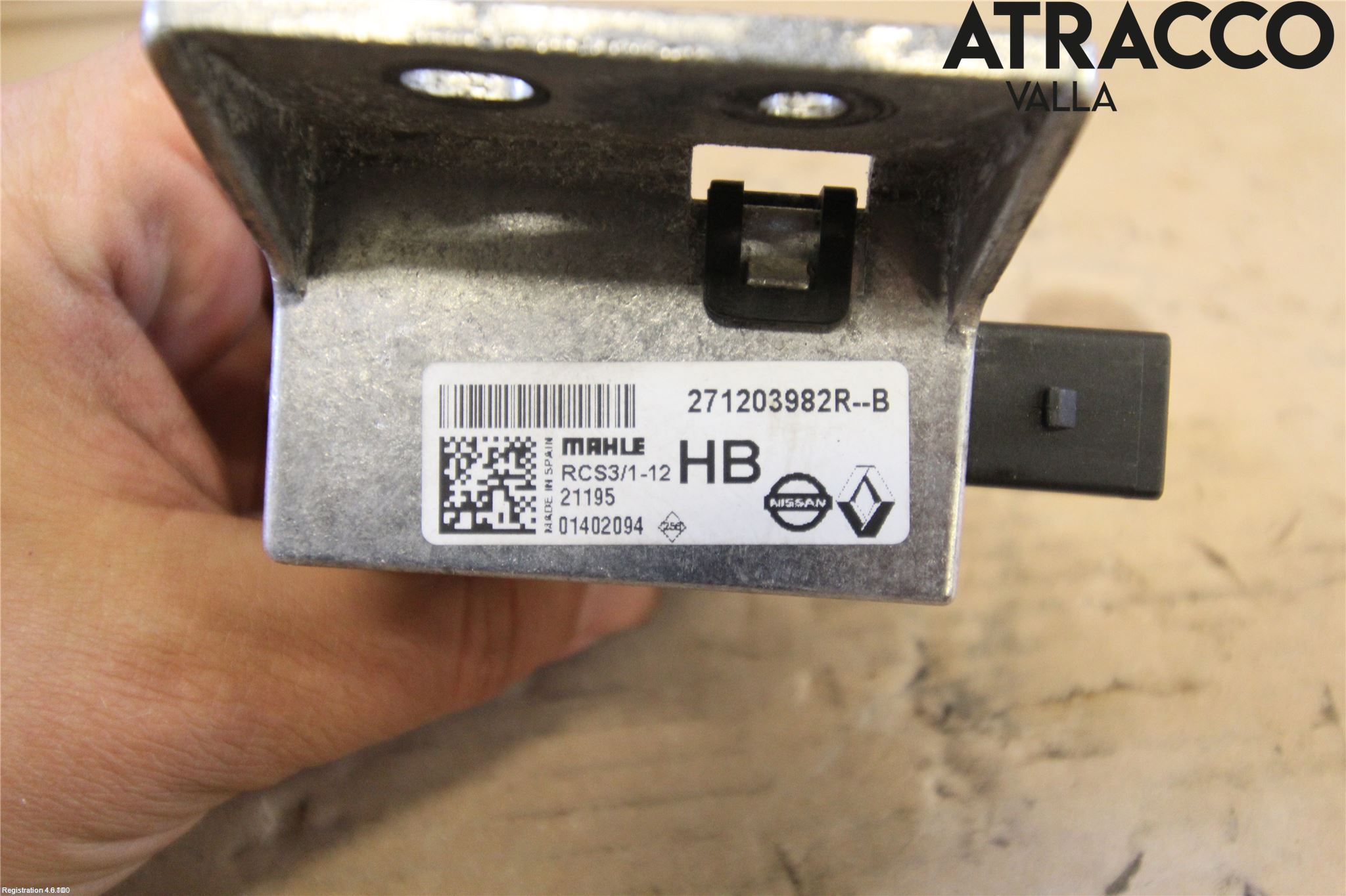 Renault TRAFIC/E-TECH 15- Relä Glödning Diesel