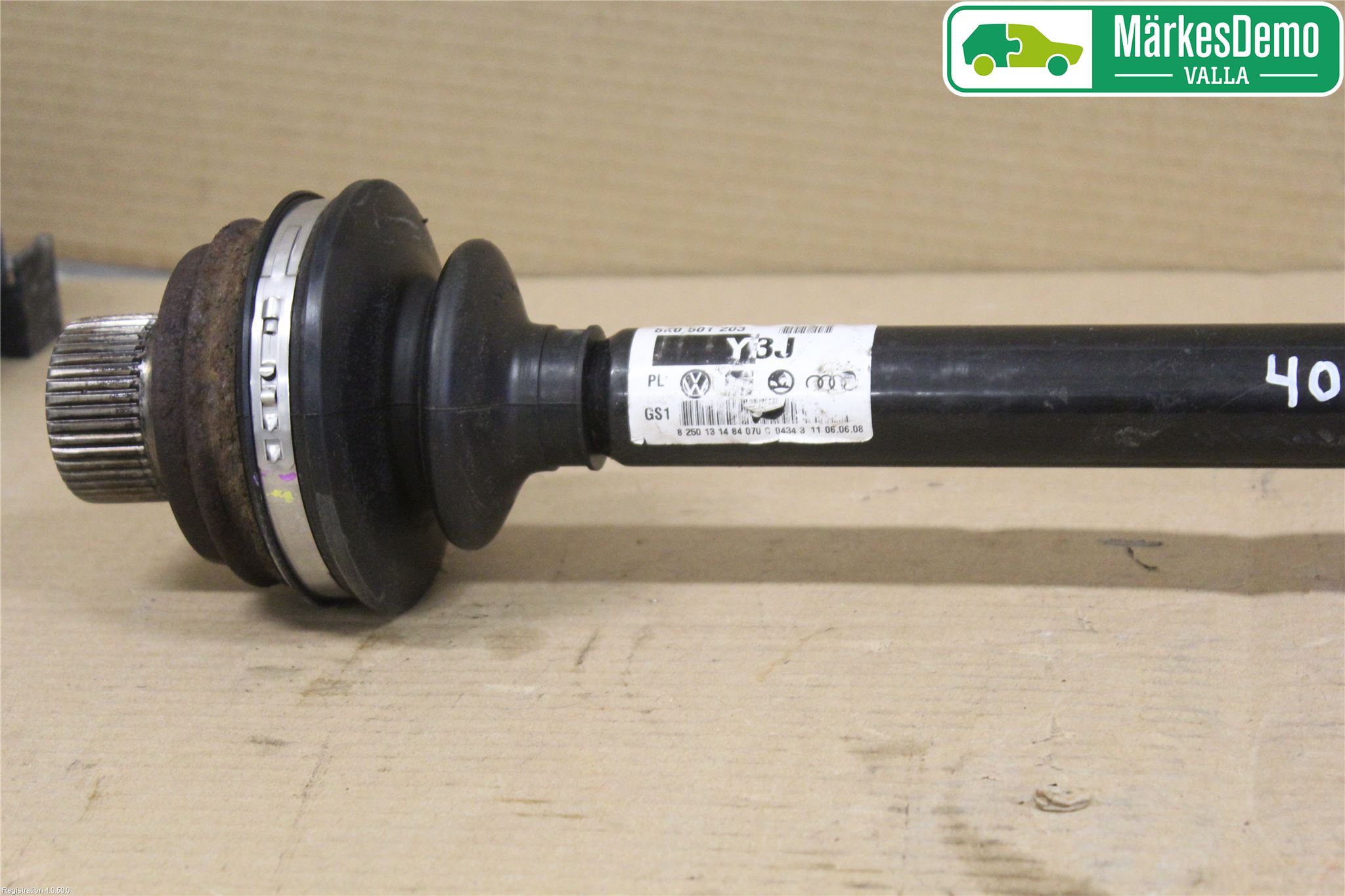 Audi A4/S4 08-11 Drivaxel Bak Höger