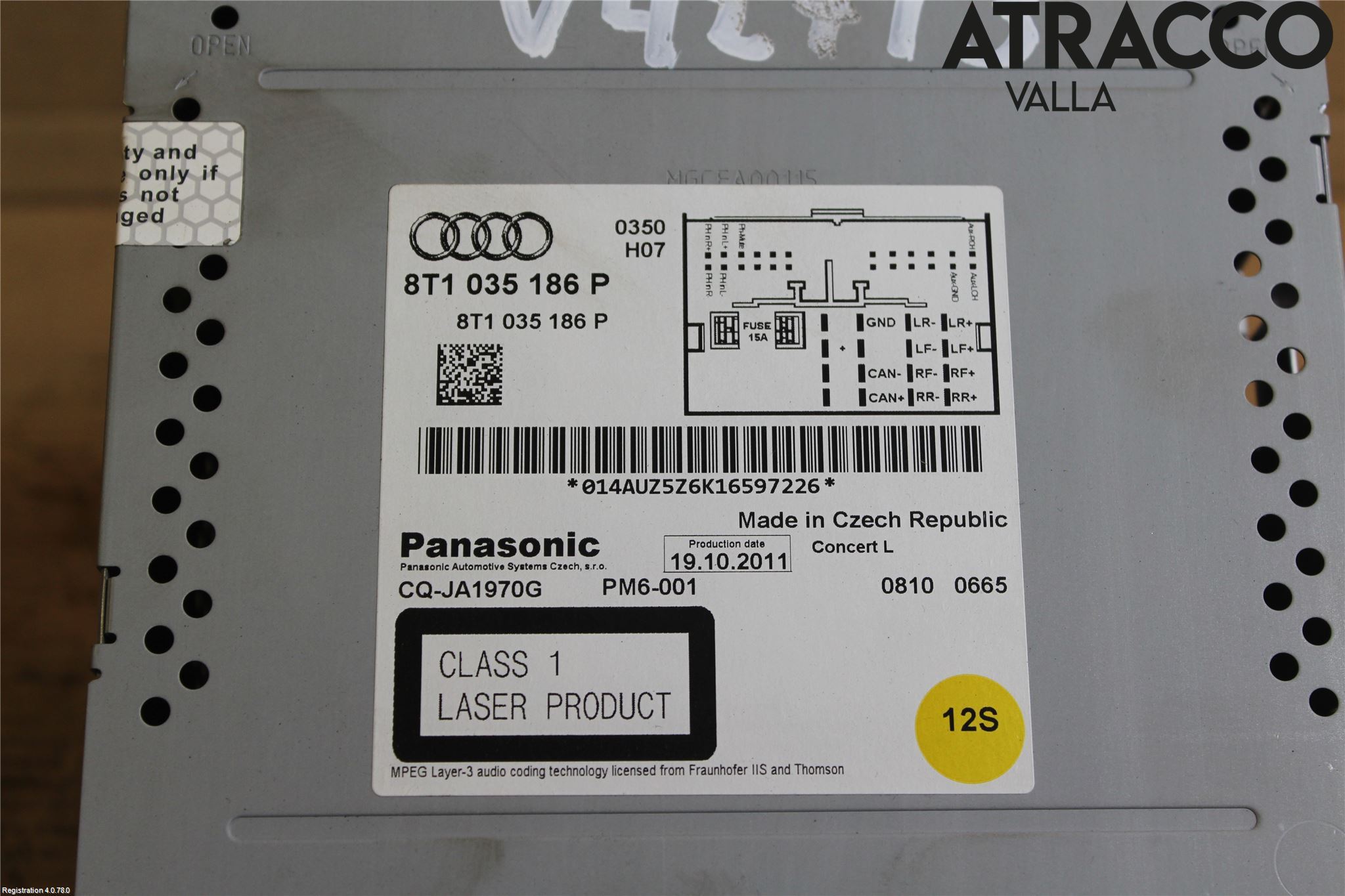 Audi A4/S4 08-11 Cd Radio - Multimediapanel