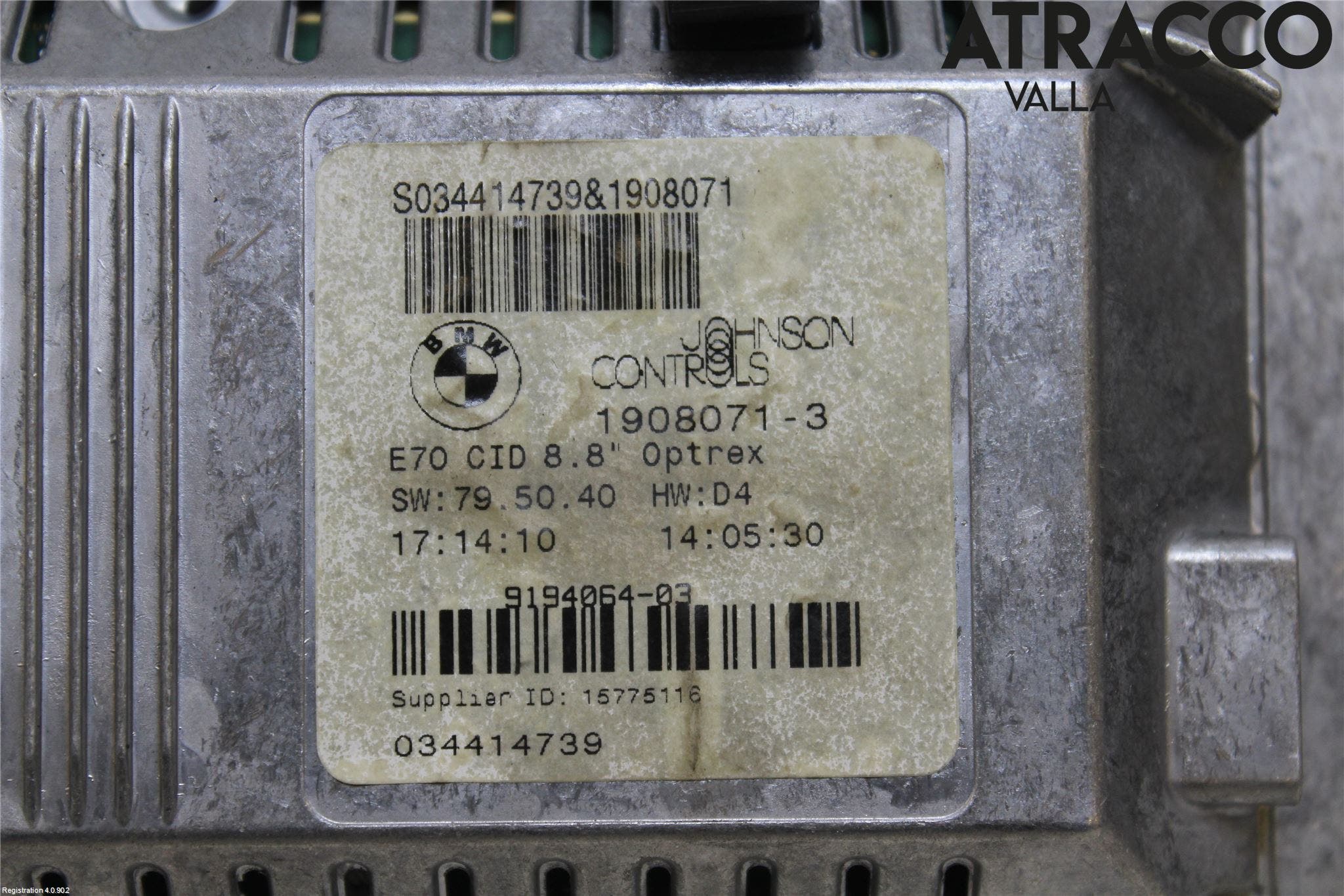 BMW X6 E71/E72 08-14 Bildskärm