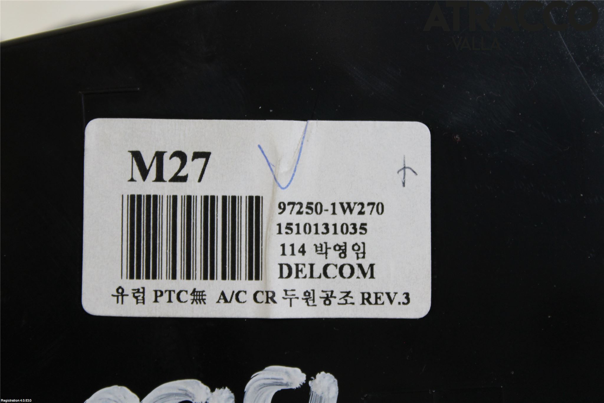 Kia RIO 12-16 Ac Styrenhet Ac Manöveren