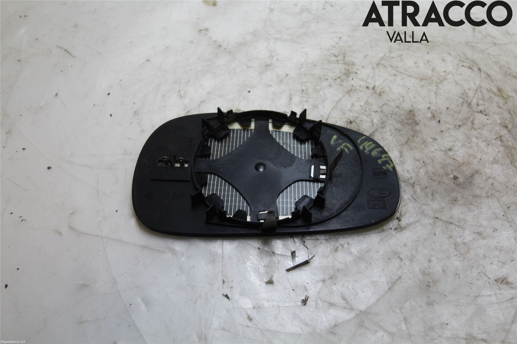 Seat LEON 06-12 Spegelglas Vä