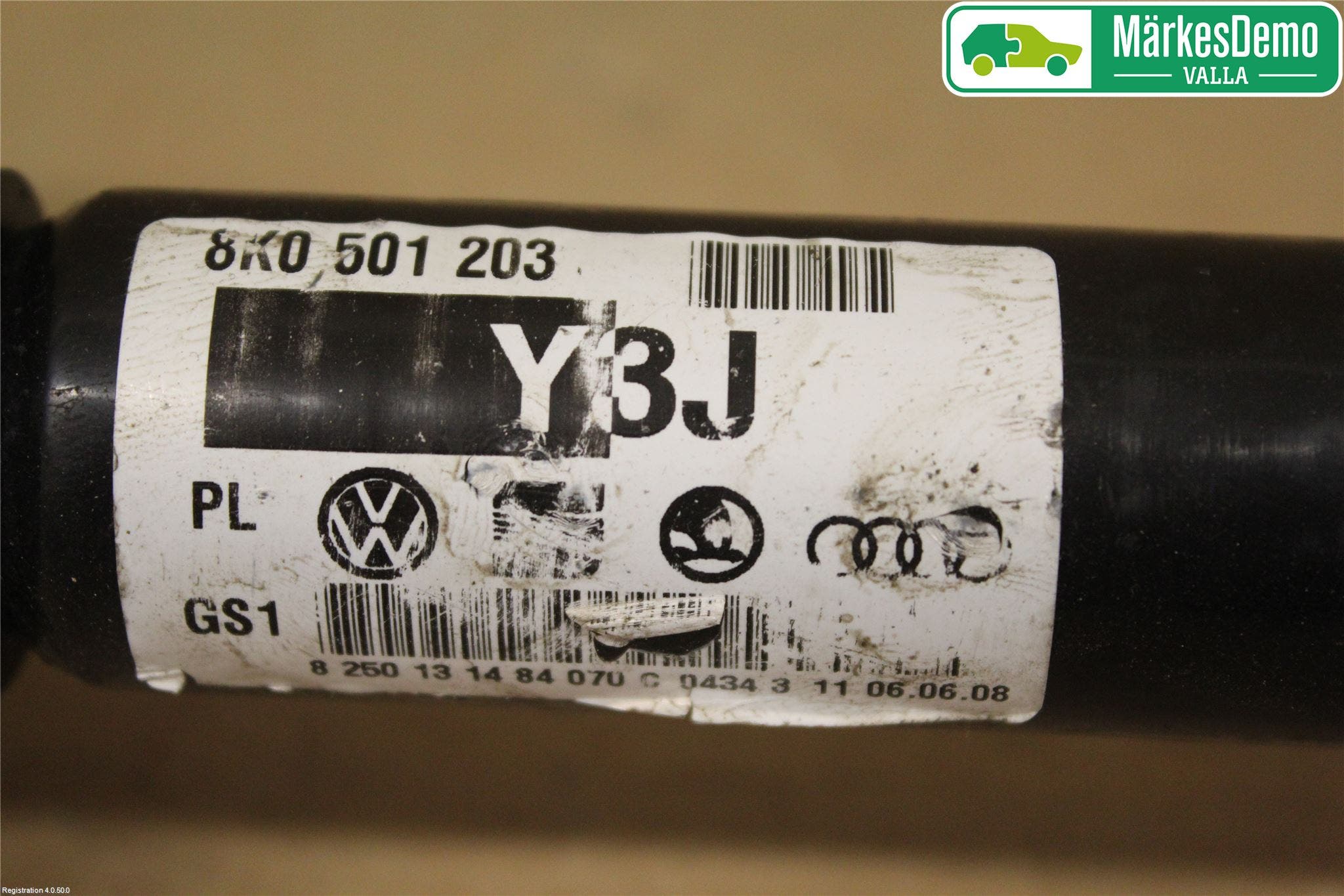 Audi A4/S4 08-11 Drivaxel Bak Höger