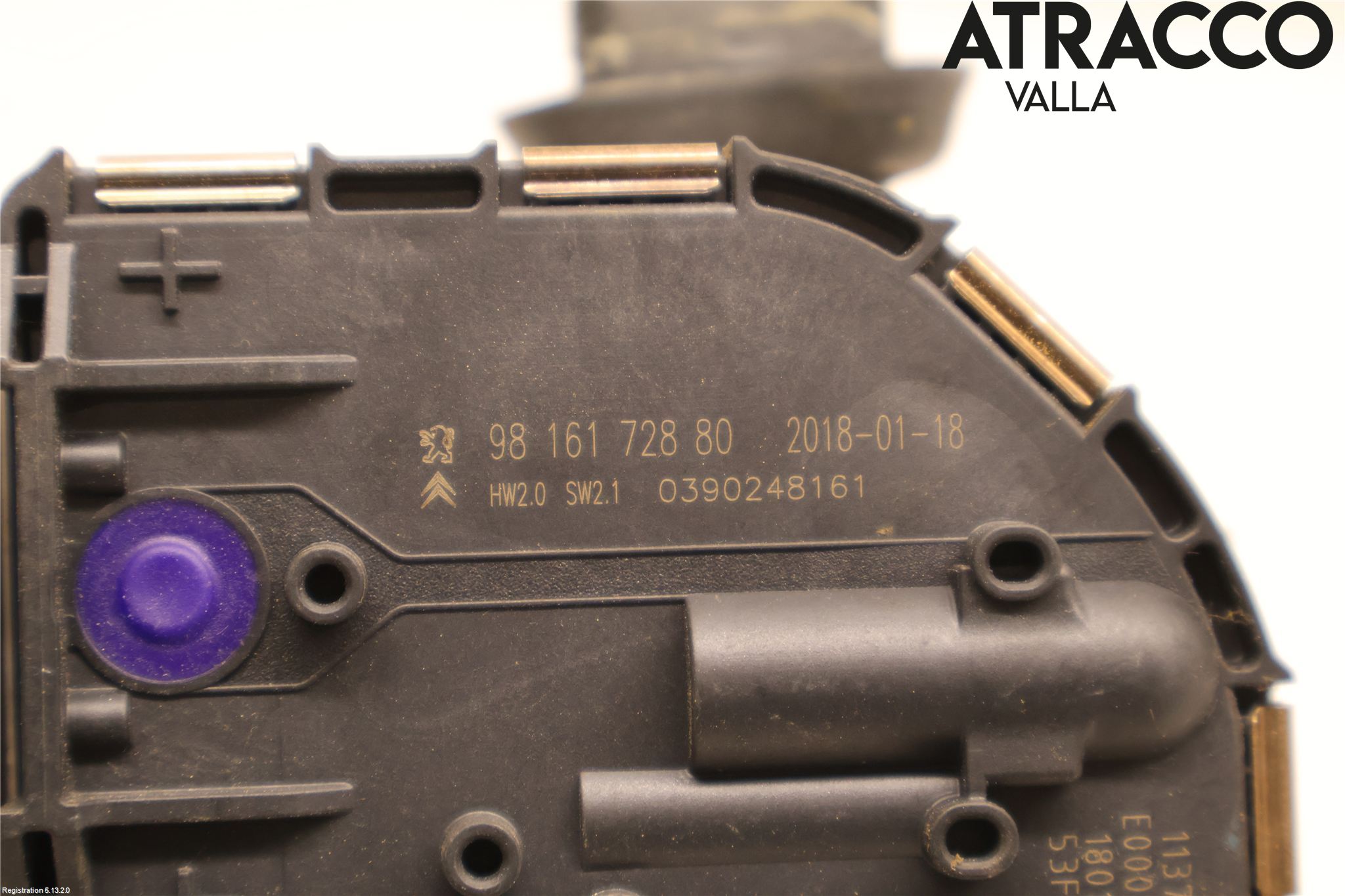 Citroen C4 GRAND PICASSO 14-18 Torkarmotor Vindruta