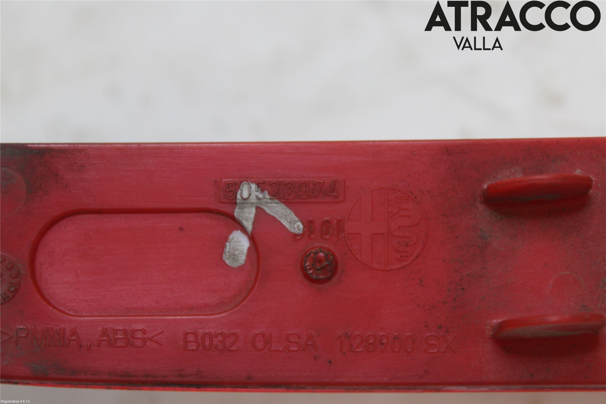 Alfa GIULIETTA Dimljus/Reflex Bak