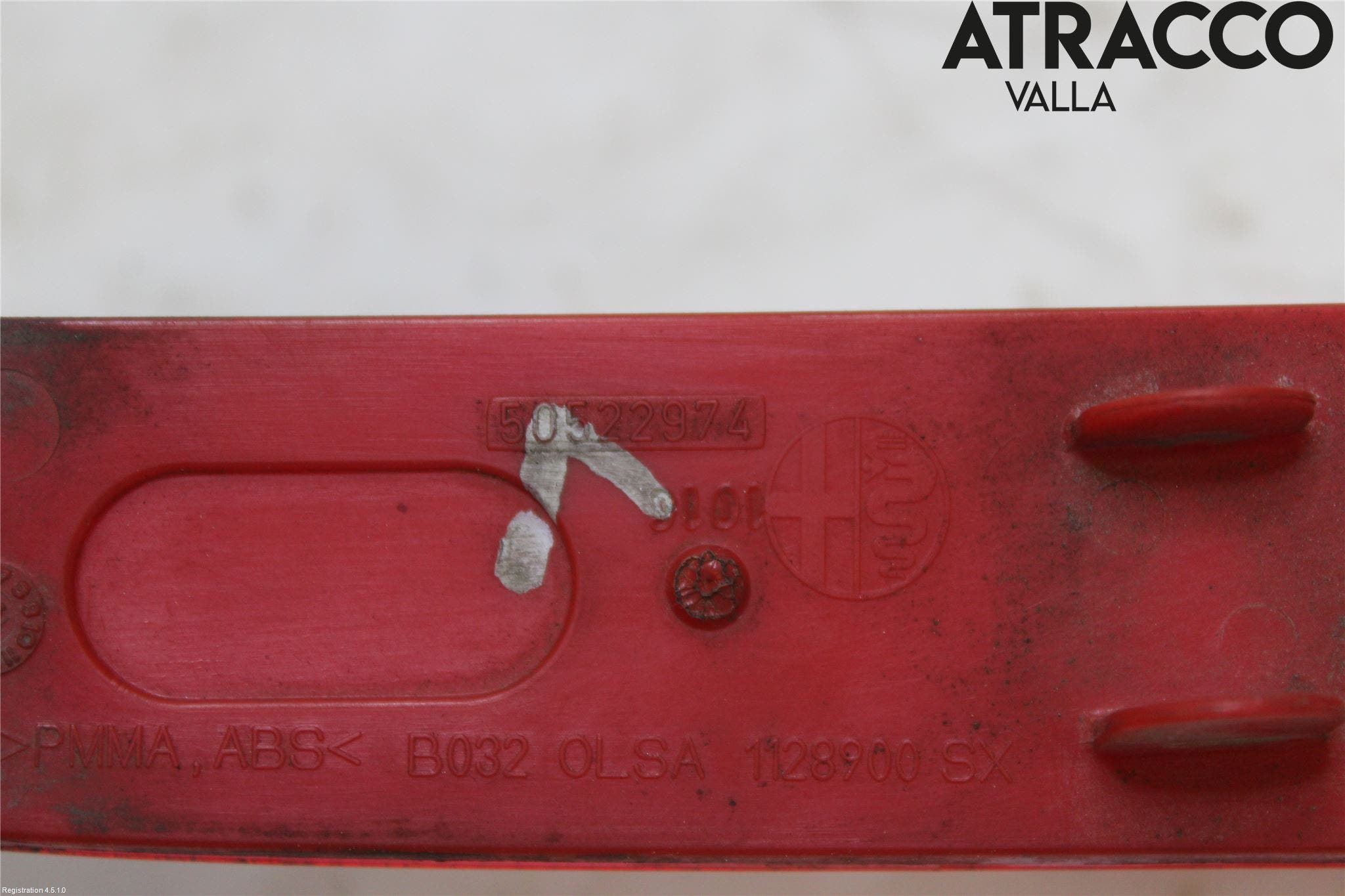 Alfa GIULIETTA Dimljus/Reflex Bak