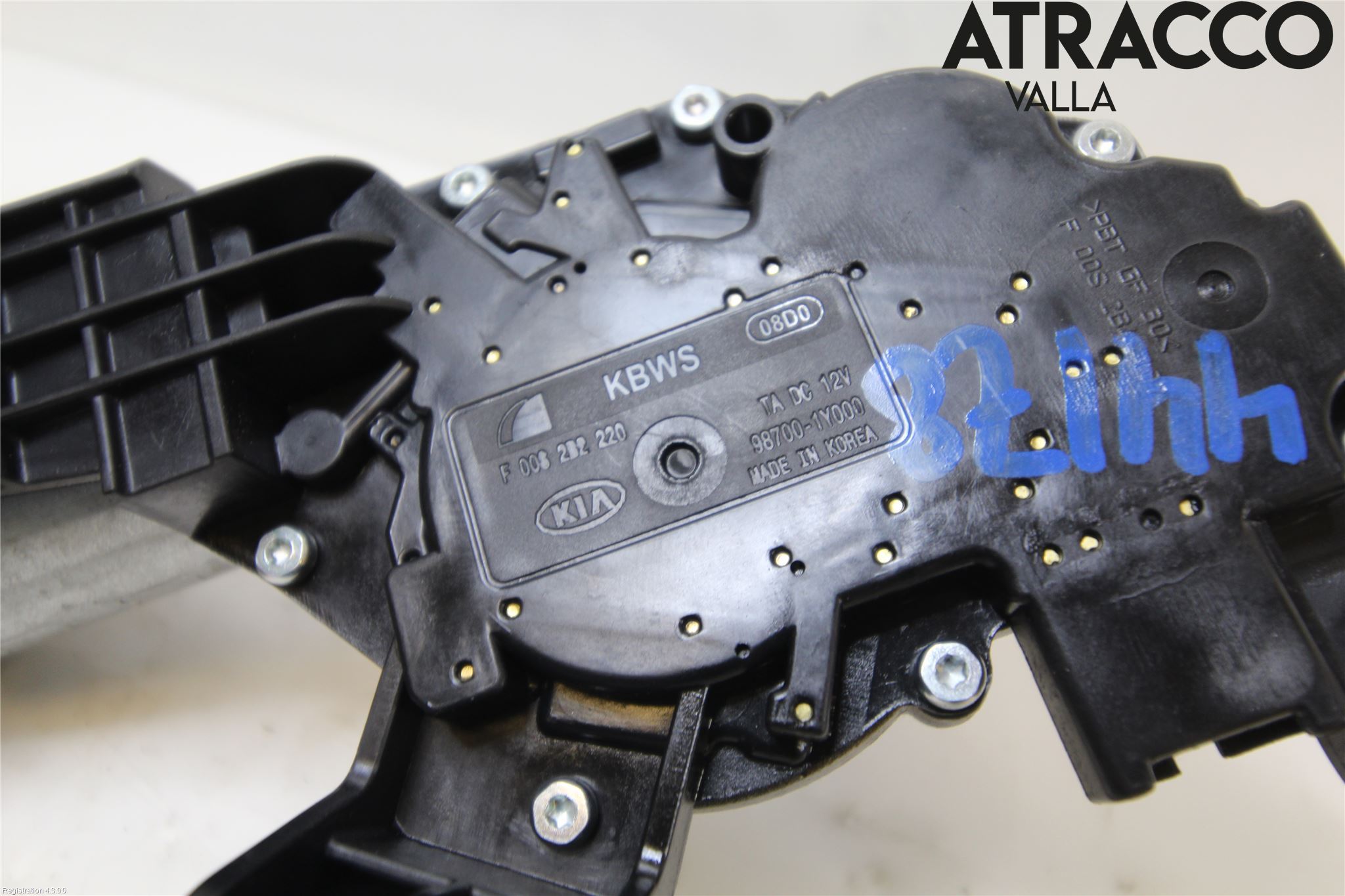 Kia PICANTO 12-17 Torkarmotor Baklucka