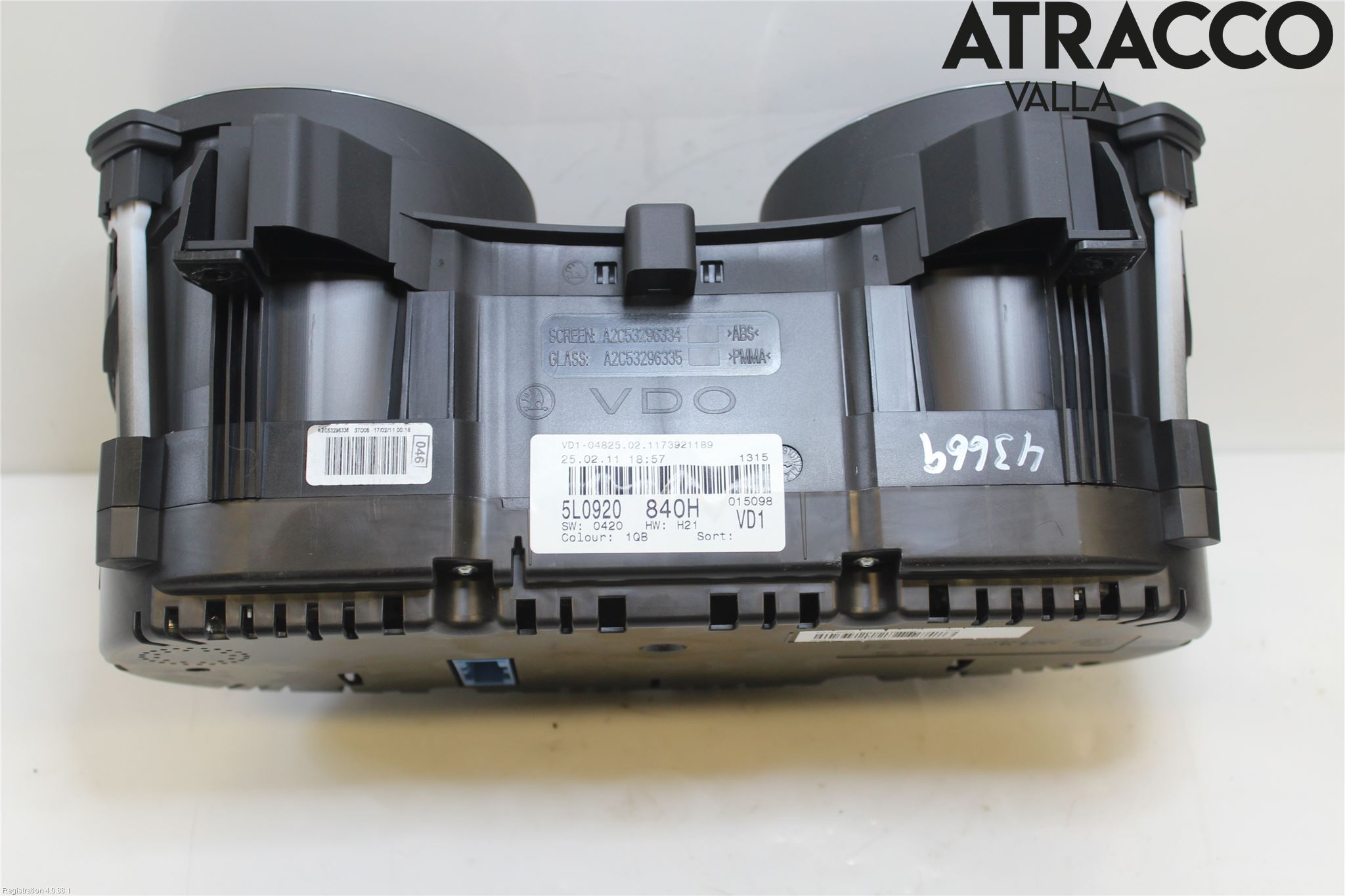 Skoda YETI Instrument Komb