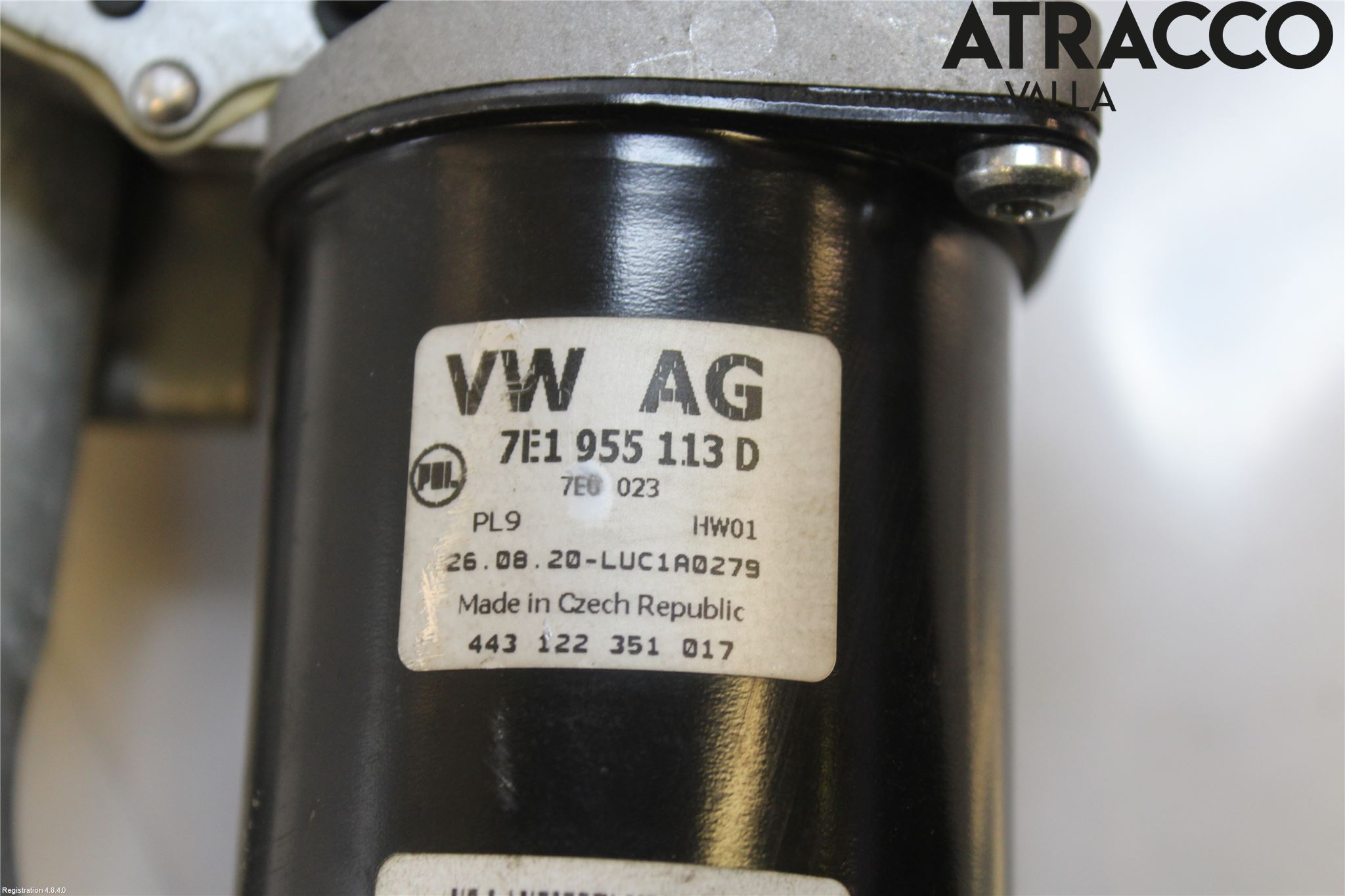 Volkswagen VW TRANSP/CARAVELLE (T6) 16-22 Torkarmotor Vindruta