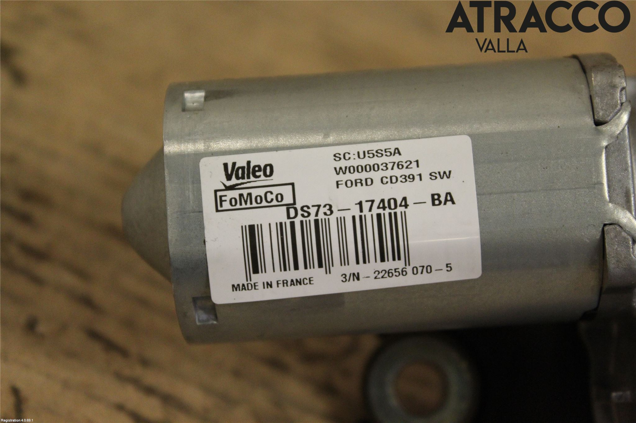 Ford MONDEO 15-22 Torkarmotor Baklucka