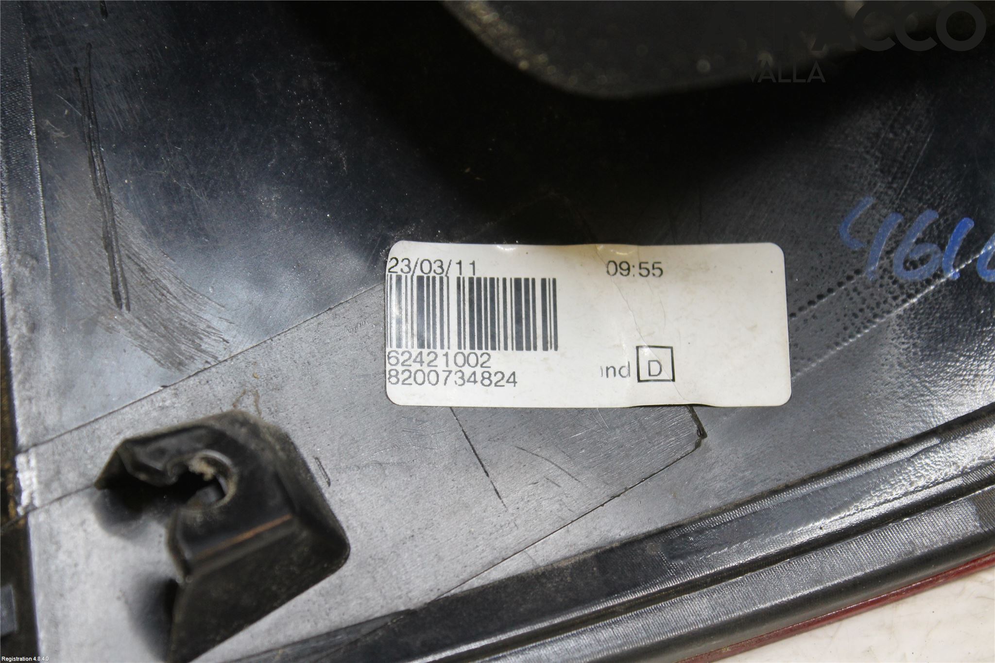 Dacia SANDERO 09-13 Bakljus Höger