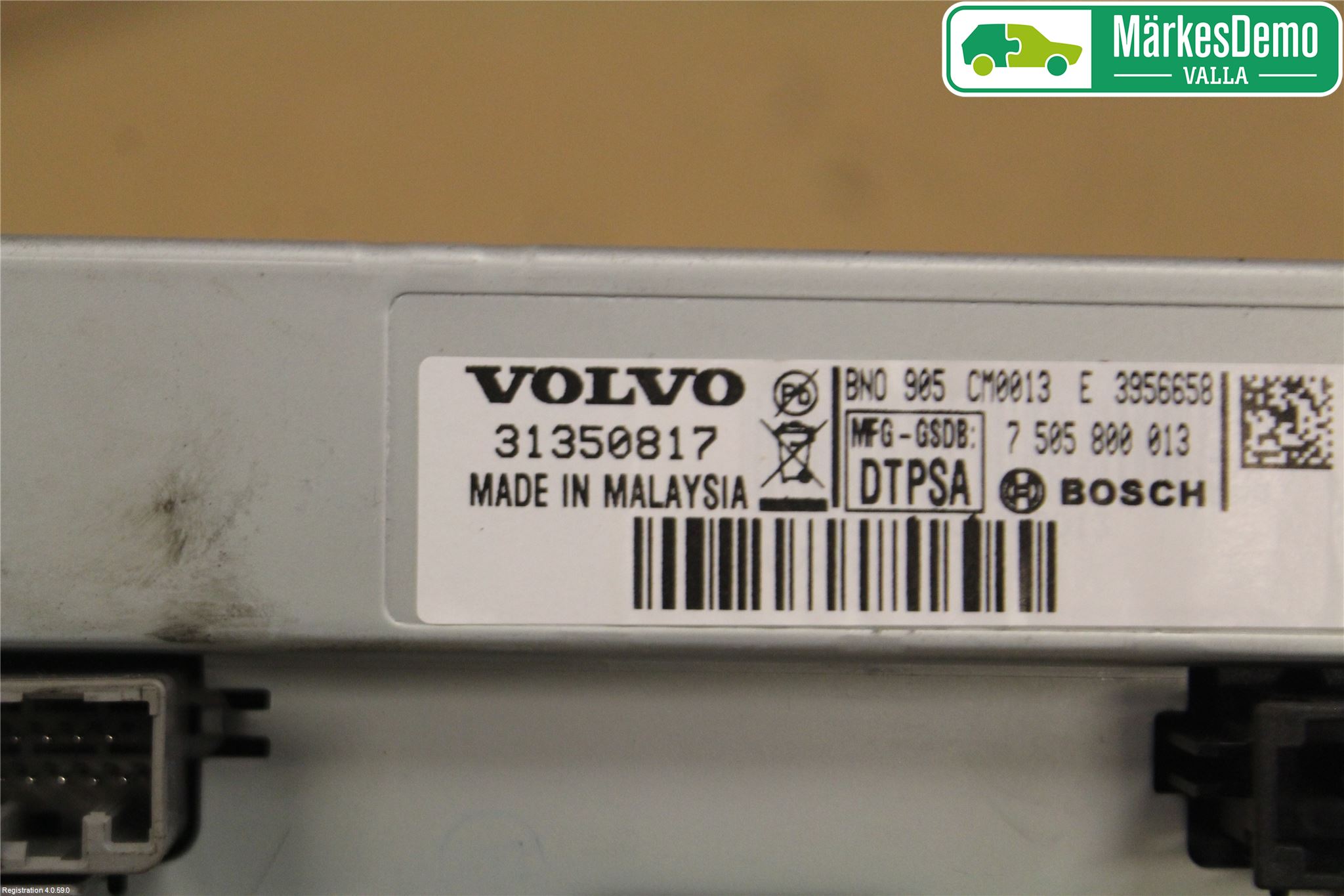Volvo V40 12-19 Multifunktionsdisplay