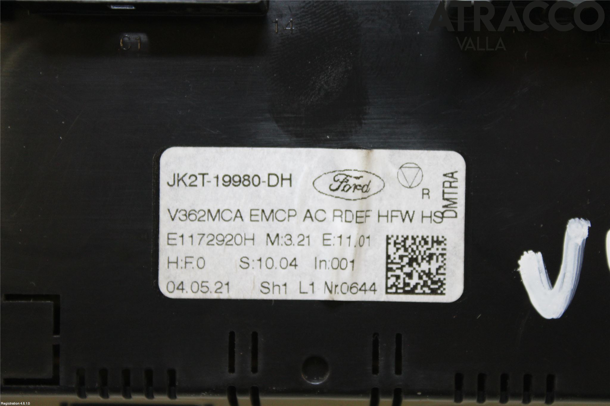Ford TRANSIT SKÅP/BUSS 14-22 Ac Styrenhet Ac Manöveren