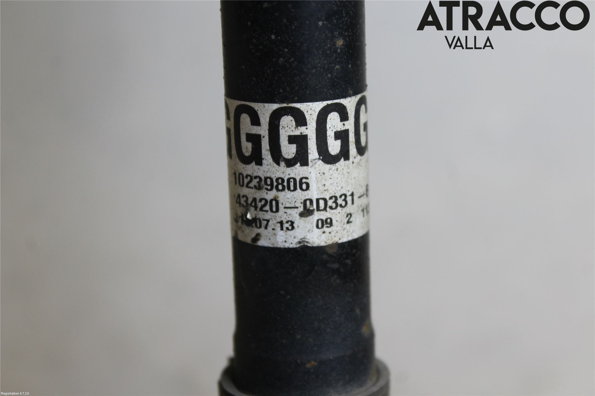 Toyota YARIS XP130 12-14 Drivaxel Fram Vänster