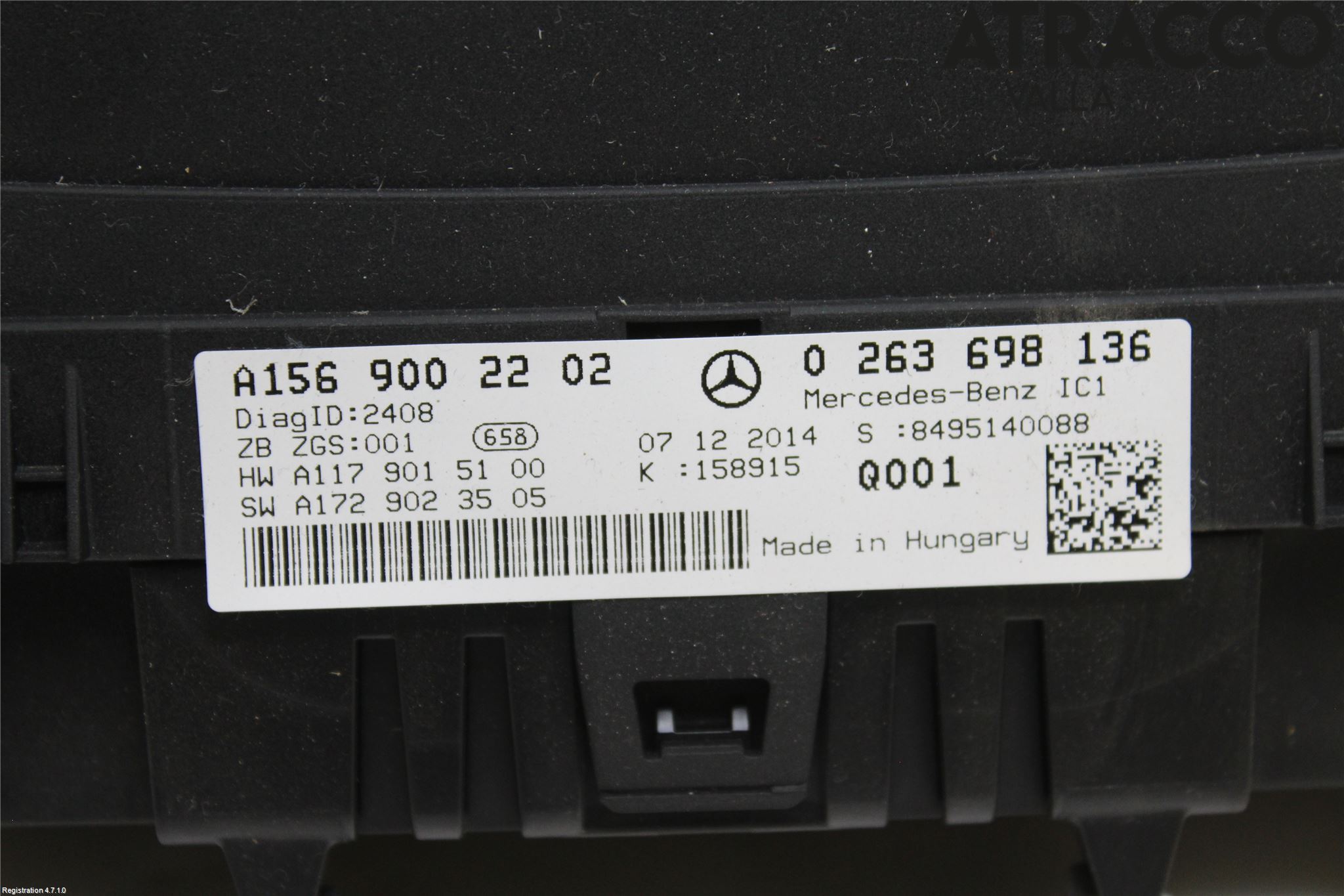 Mercedes-Benz MB GLA-KLASS (X156) 13-20 Instrument Komb