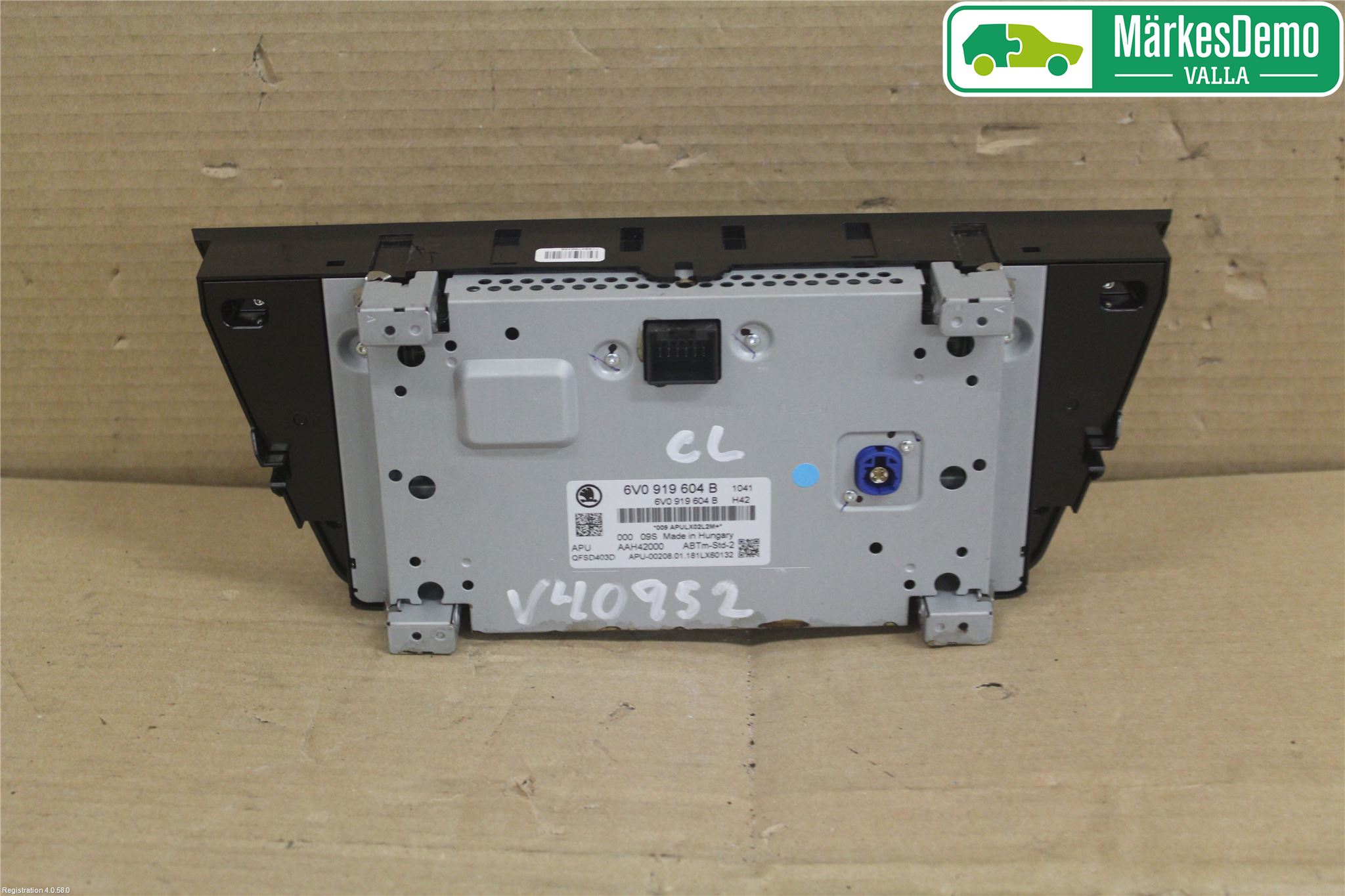 Skoda FABIA 15-21 Multifunktionsdisplay