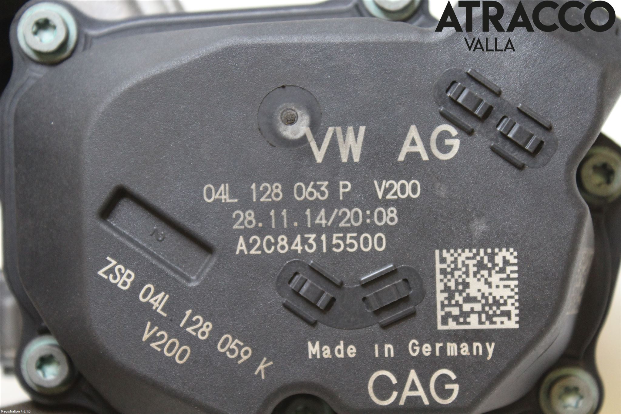 Audi A5 07-16 Injspjällhus