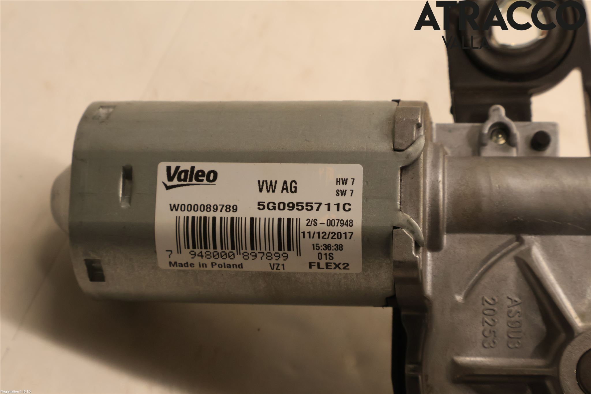 Volkswagen VW GOLF SPORTSVAN 15-20 Torkarmotor Baklucka