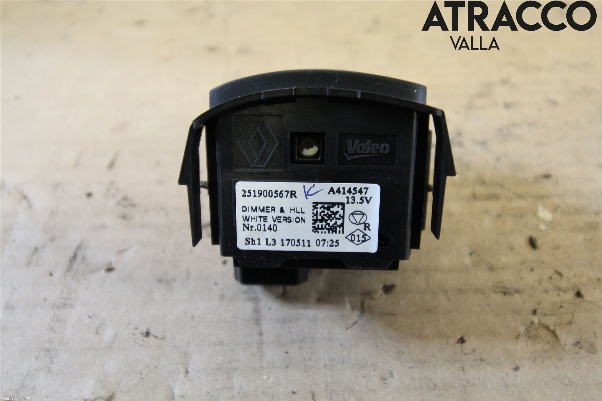 Opel VIVARO 15-19 Str Ljusvidd Reglering