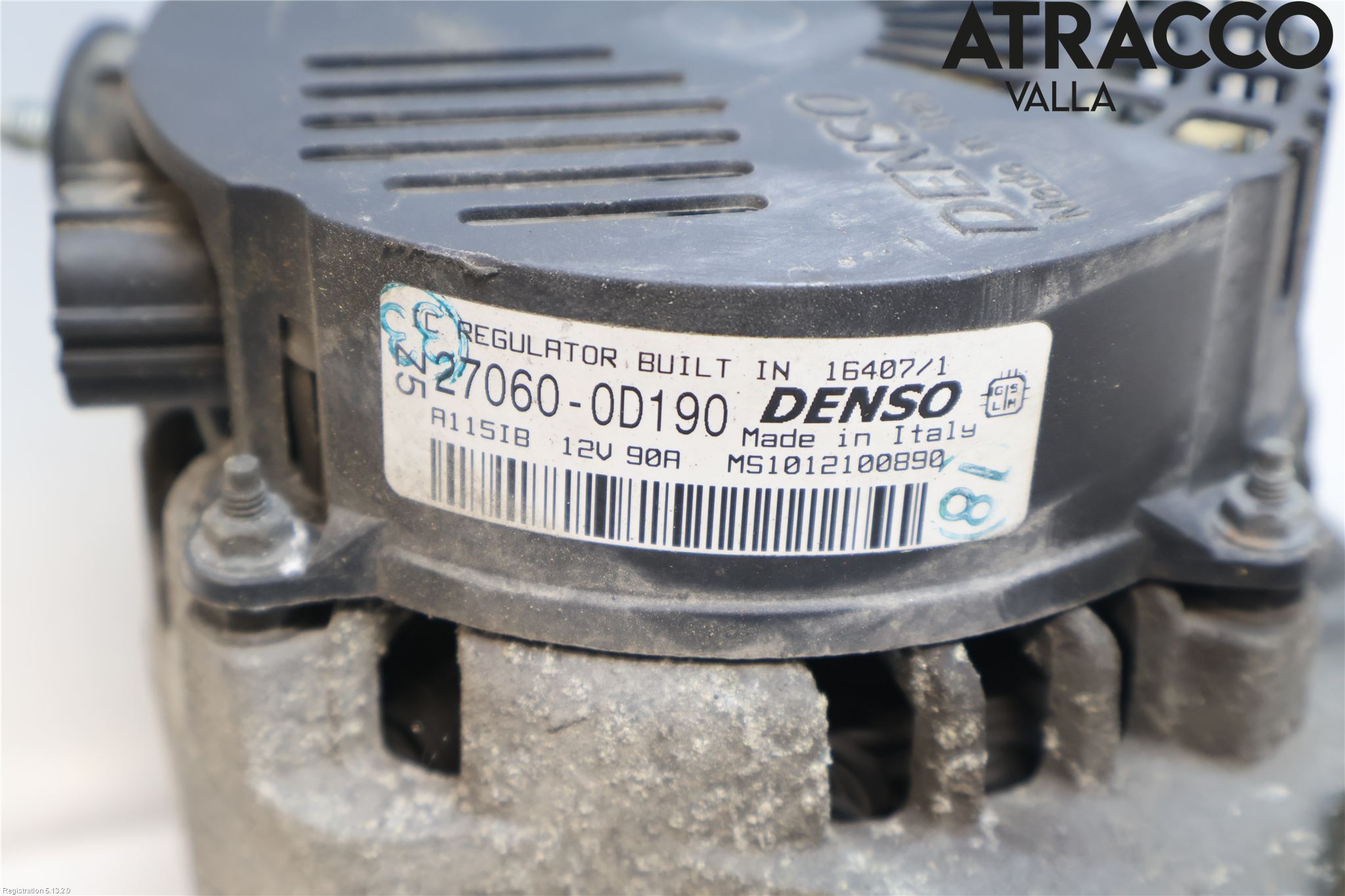 Toyota COROLLA VERSO 08-09 Generator