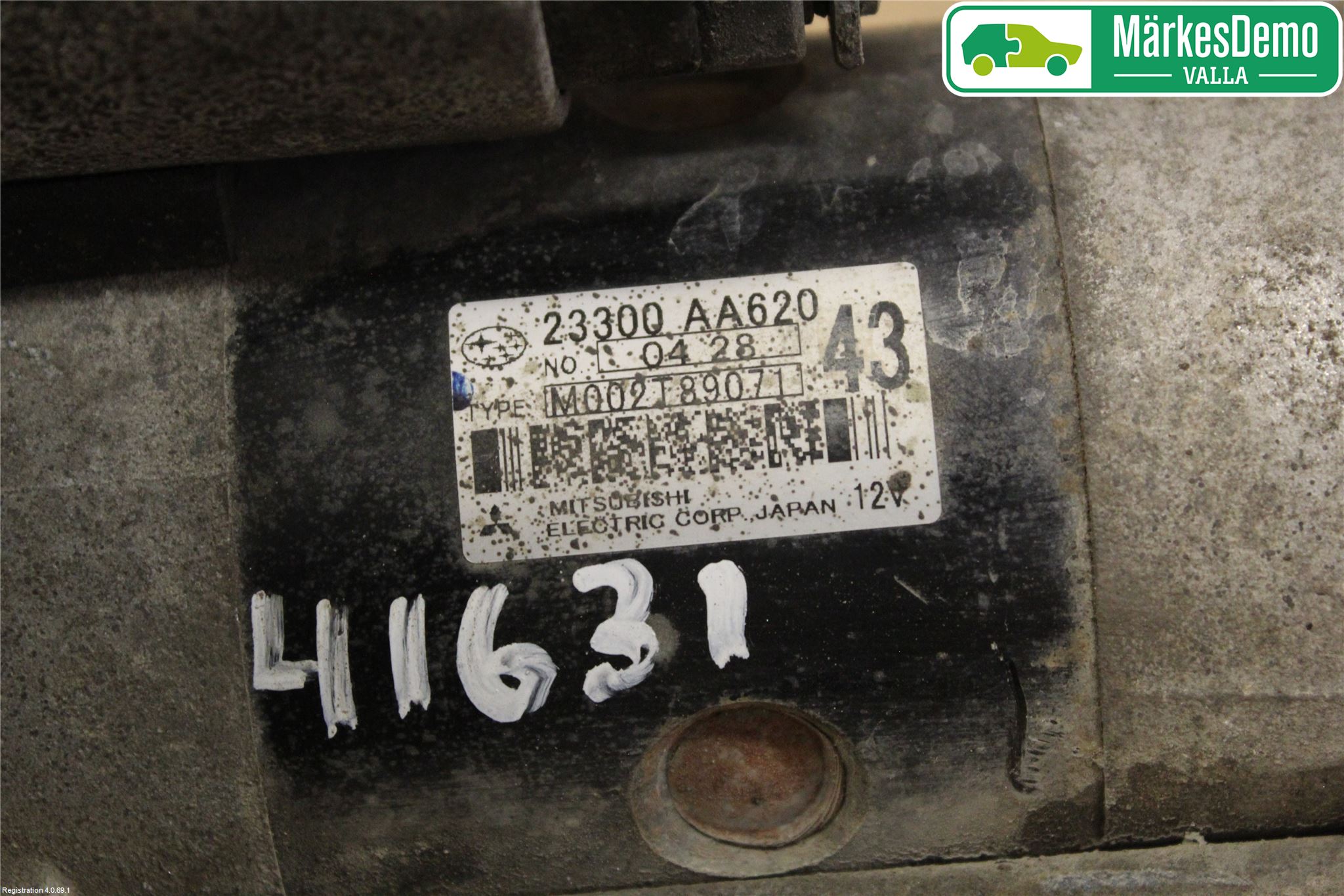 Subaru OUTBACK 10-15 Startmotor Diesel