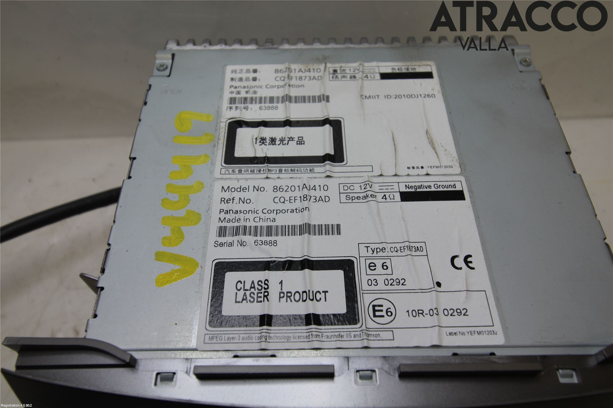 Subaru LEGACY 10-14 Cd Radio - Multimediapanel