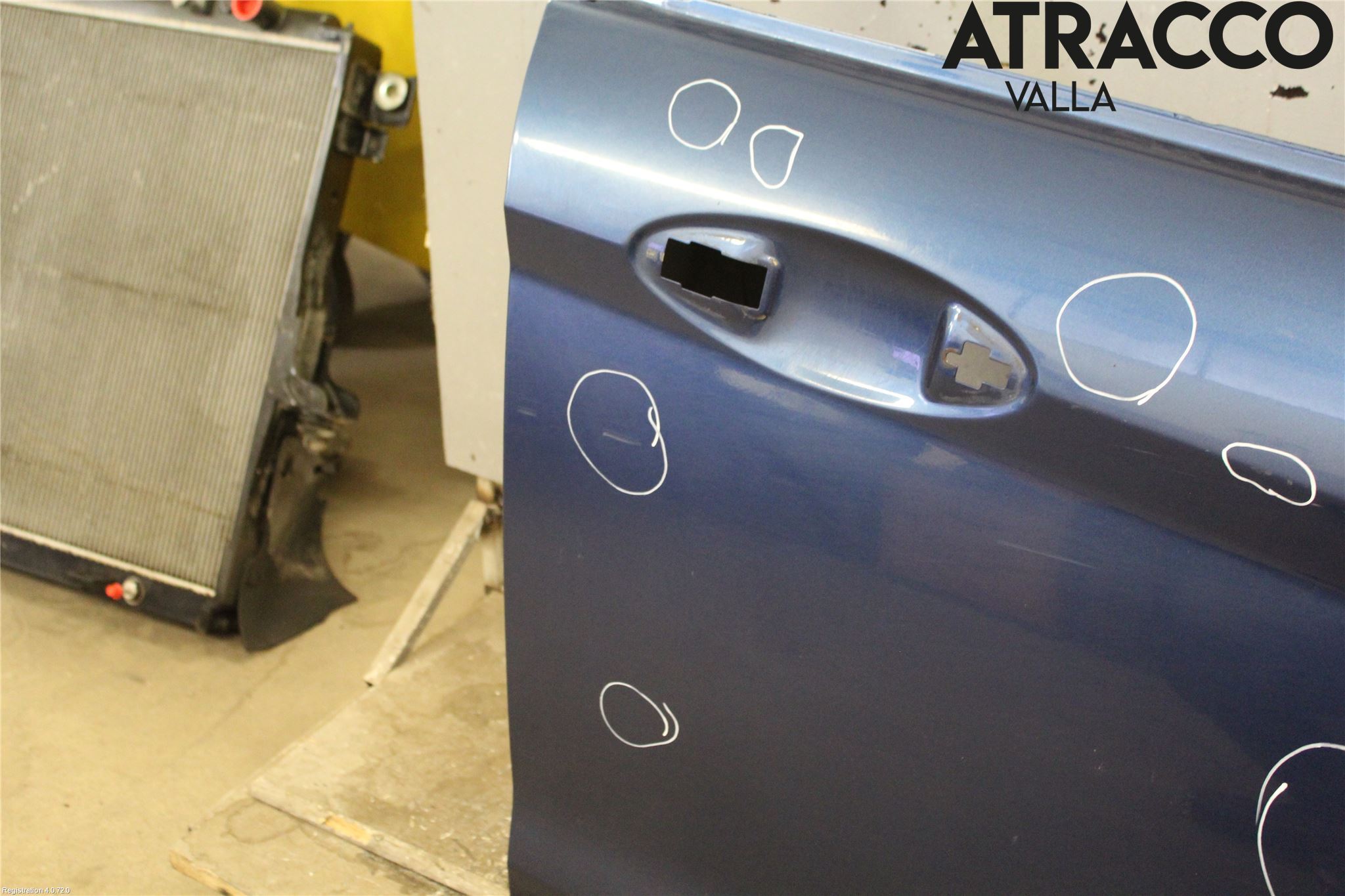 Ford FIESTA 09-12 Dörr Fram Höger