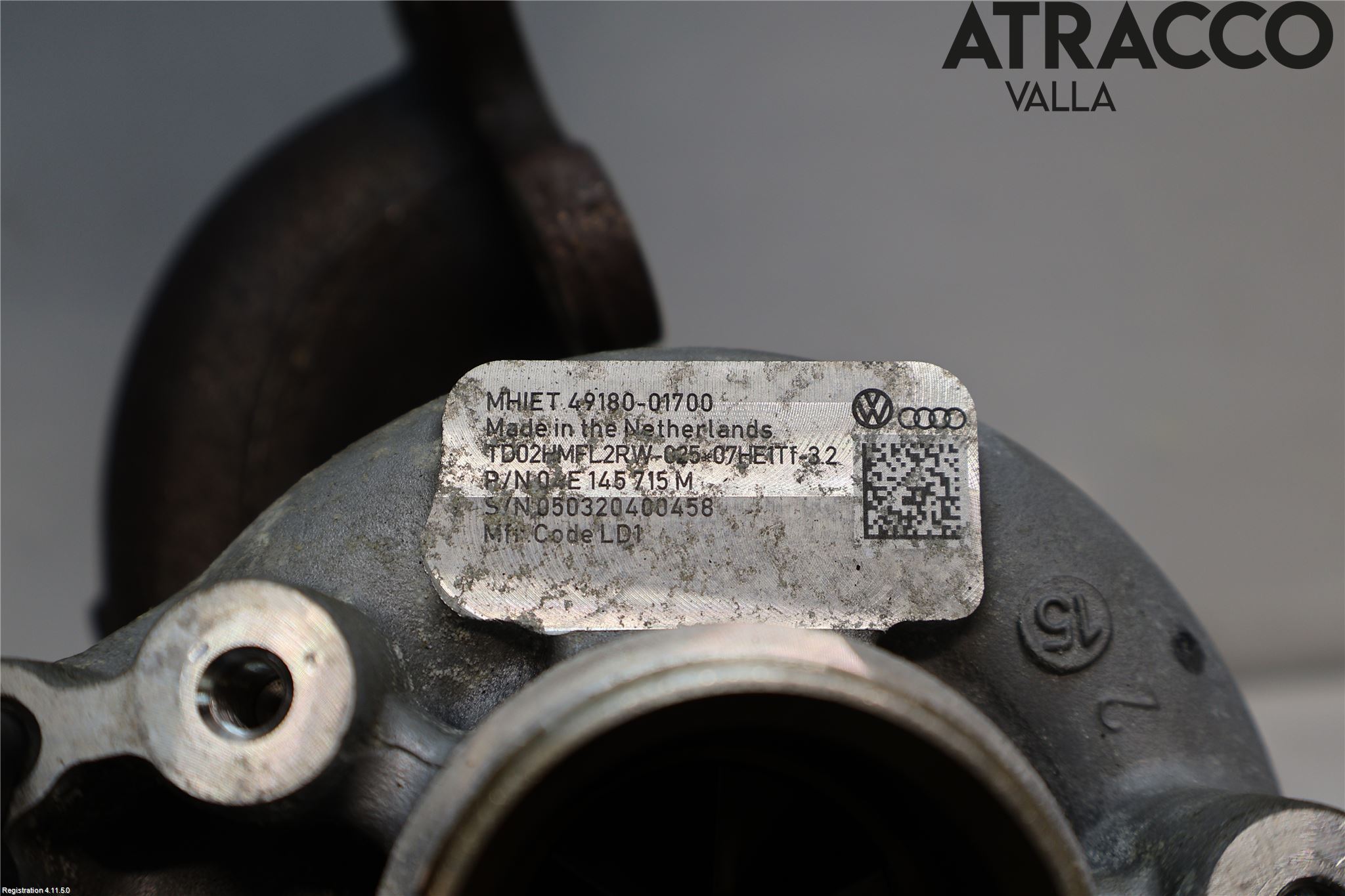 Volkswagen VW PASSAT 15-19 Turboaggregat