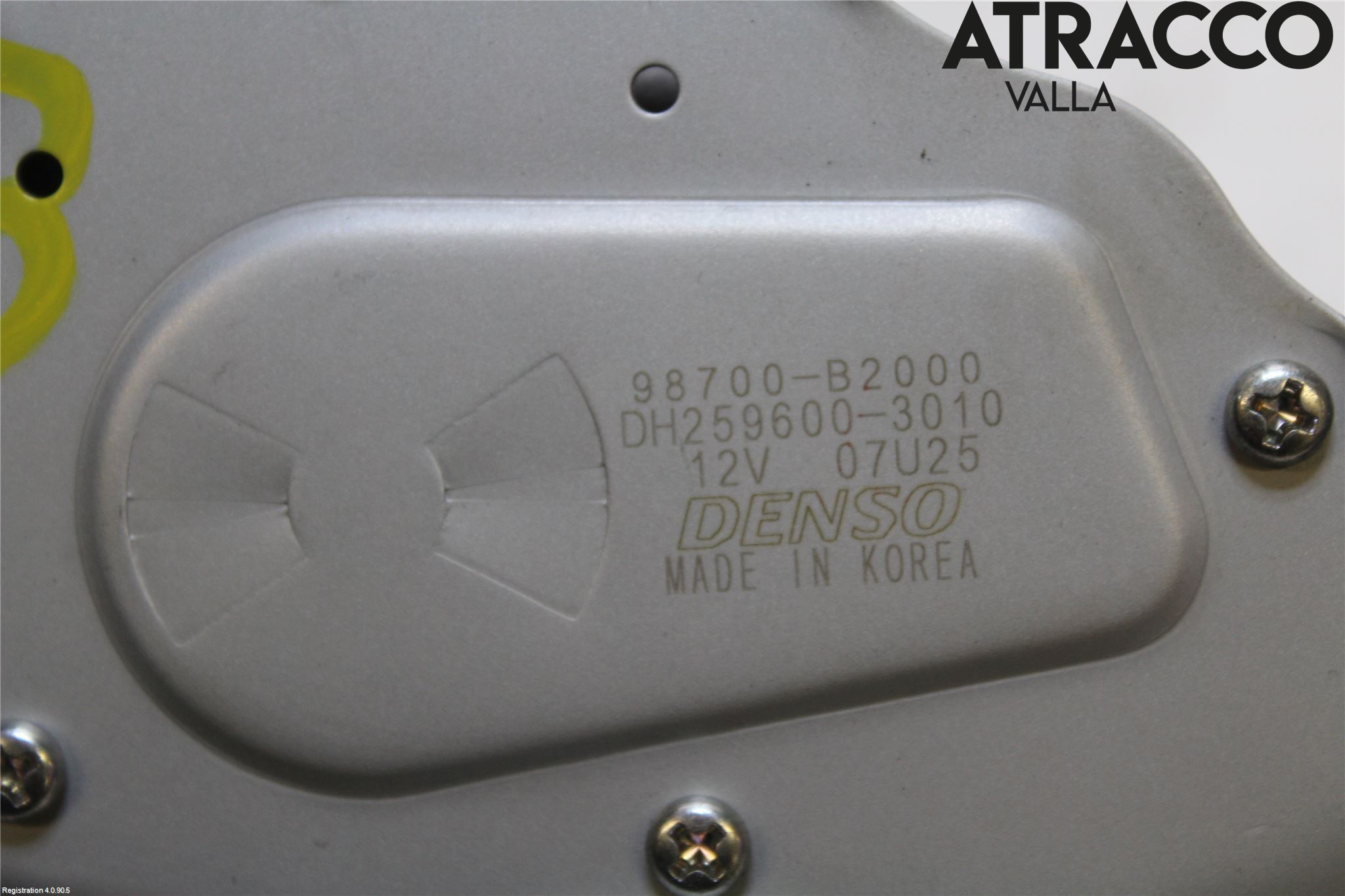 Kia SOUL 09- Torkarmotor Baklucka