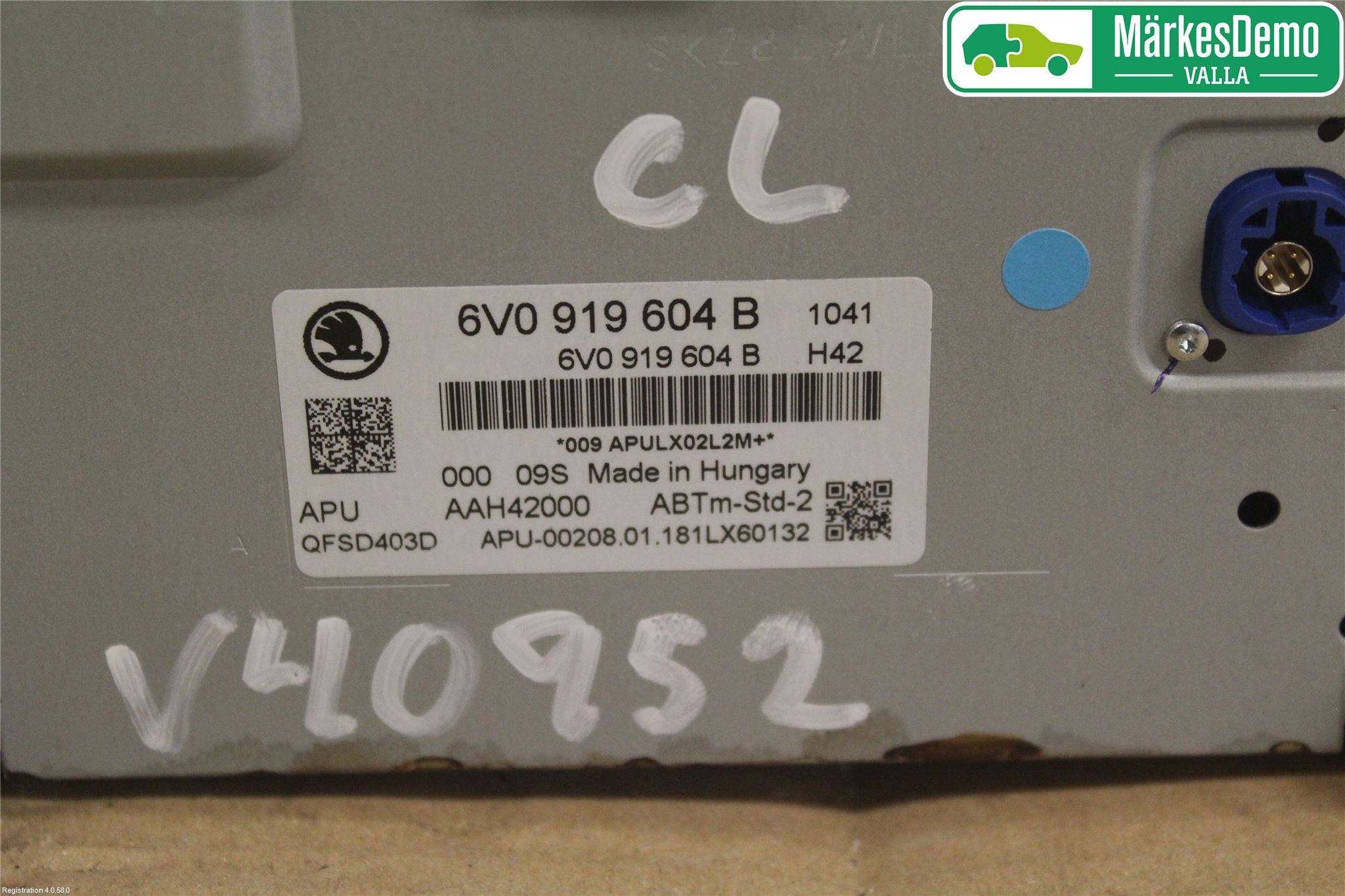Skoda FABIA 15-21 Multifunktionsdisplay