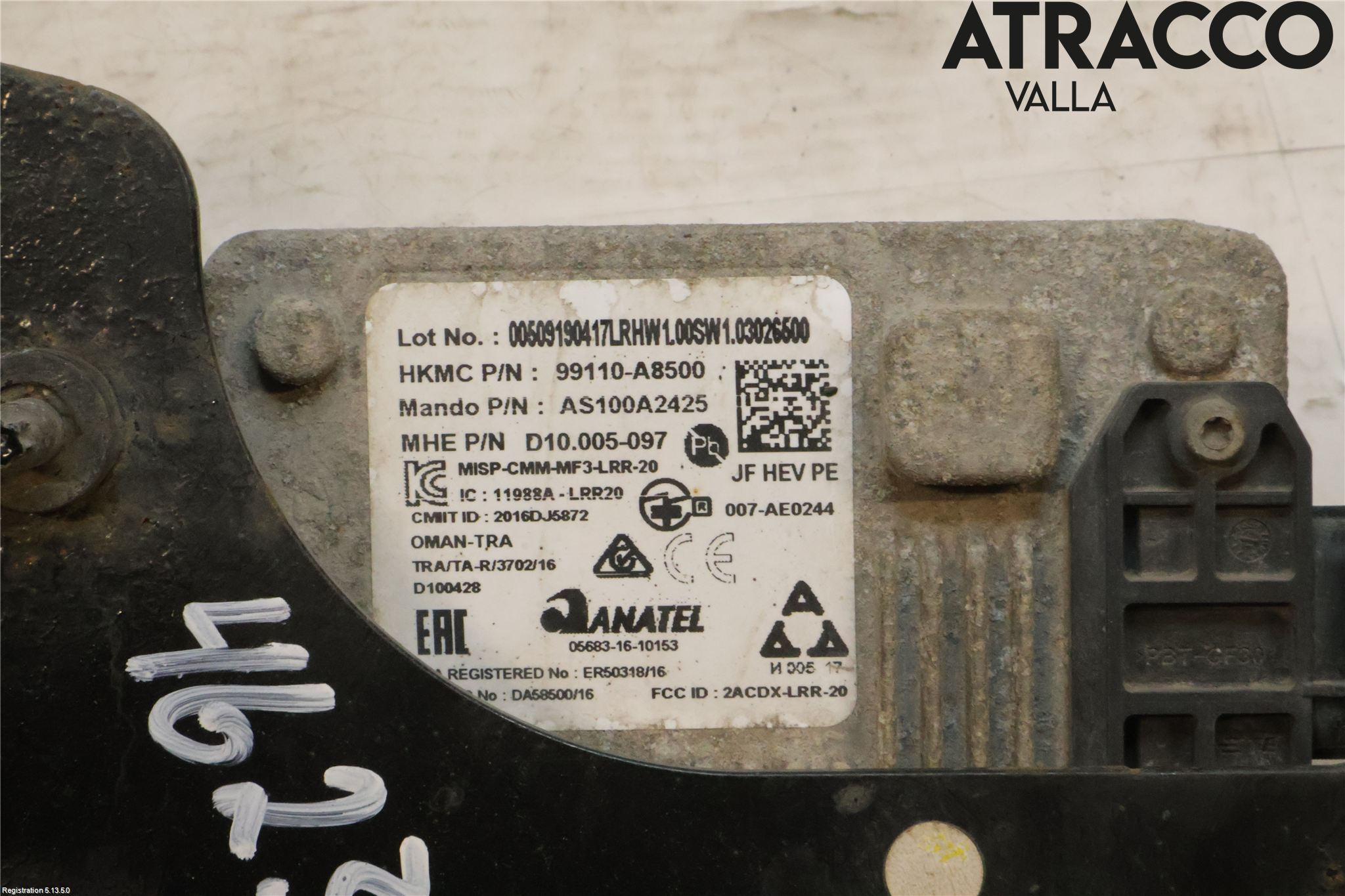 Kia OPTIMA 16-20 Sensor Aktivt Kollisionsskydd