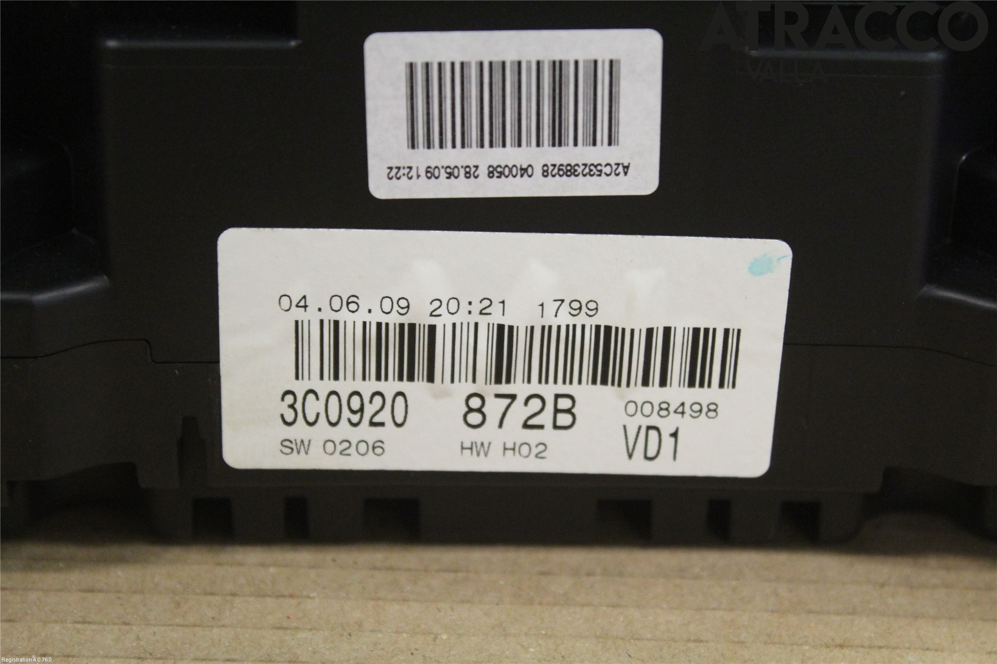 Volkswagen VW PASSAT 05-11 Instrument Komb
