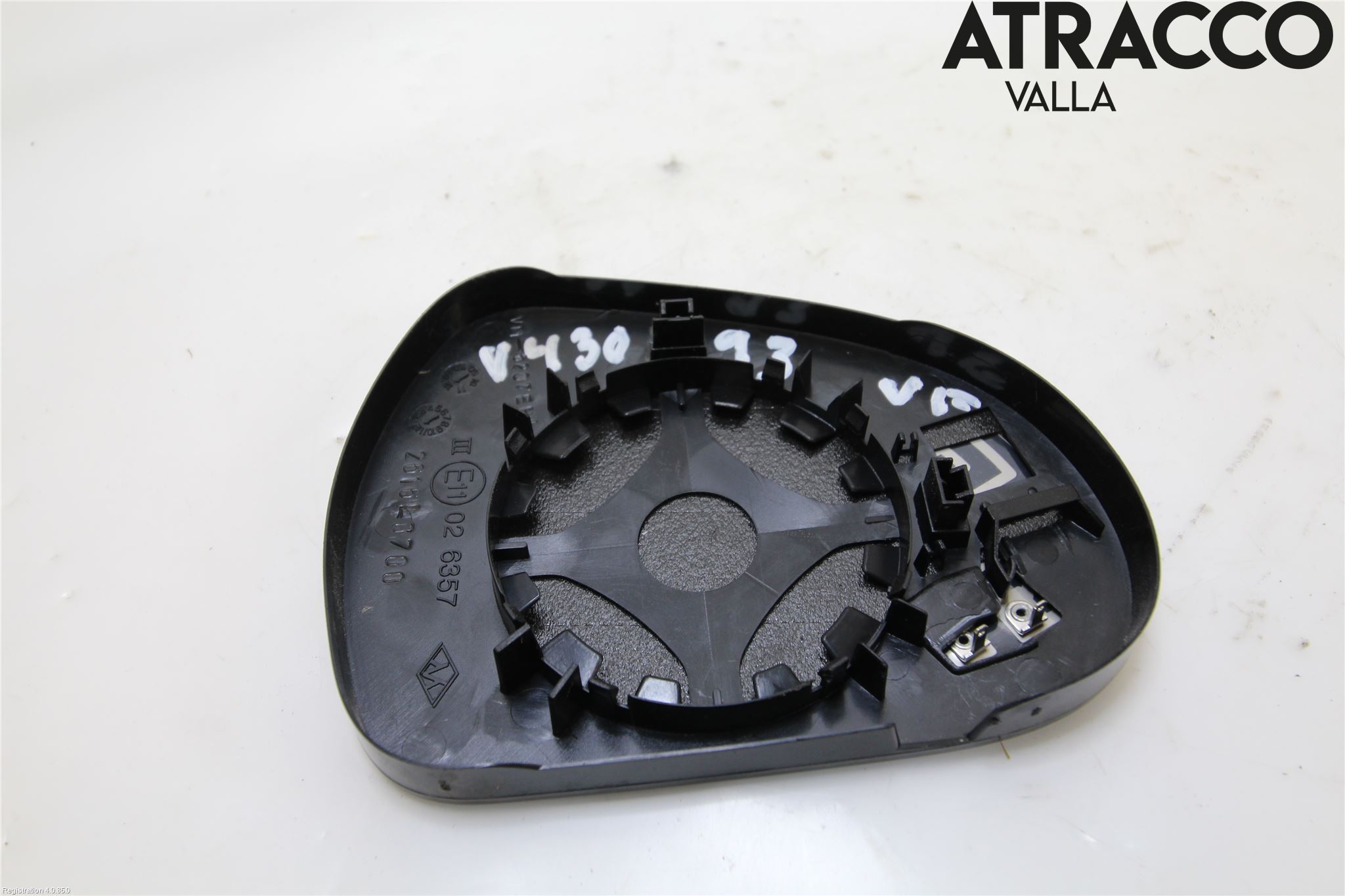 Peugeot 207 Spegelglas Vä