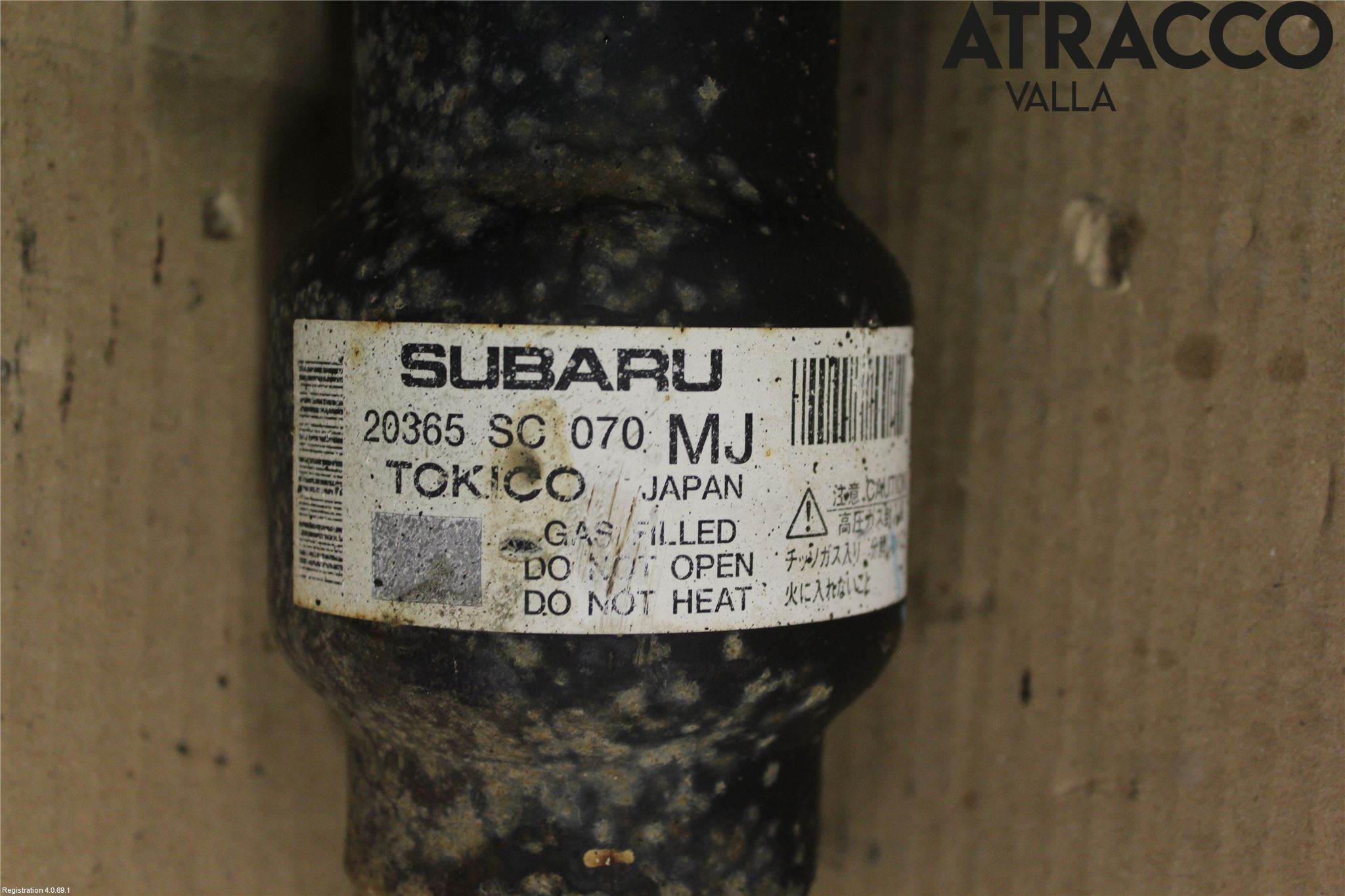 Subaru FORESTER SH  08-13 Fjäderben Bak Vä-Hö