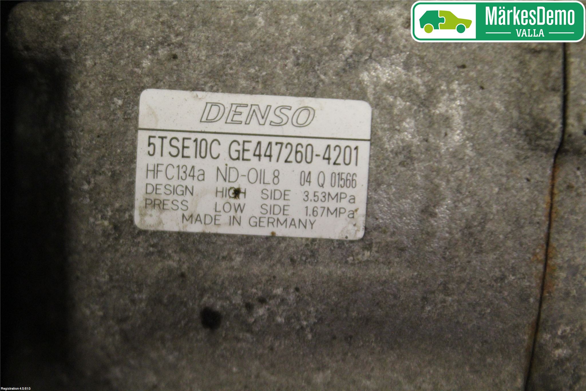 Toyota YARIS XP130 12-14 Ac Kompressor